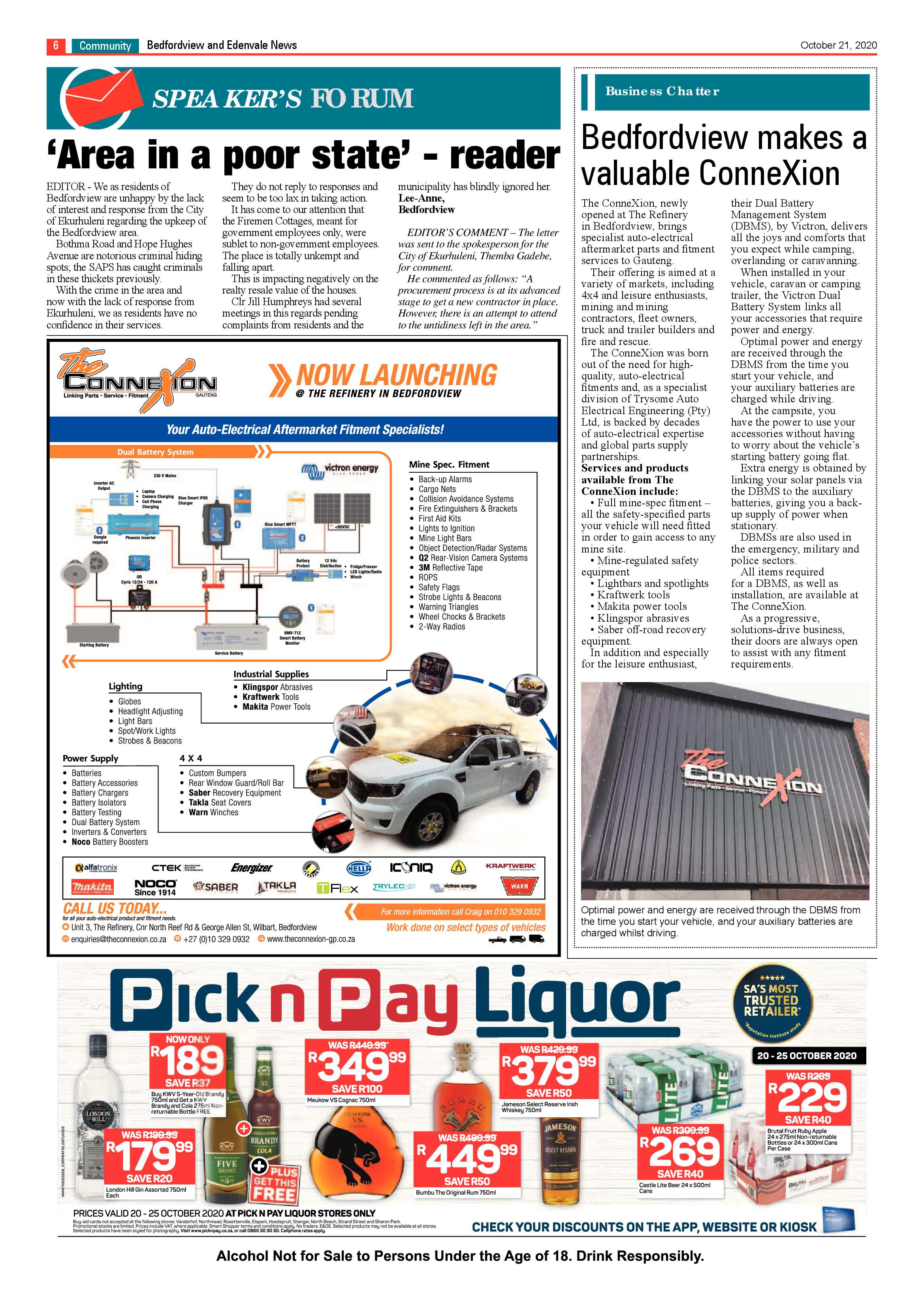 Bedford and Edenvale News 21 October 2020 page 6