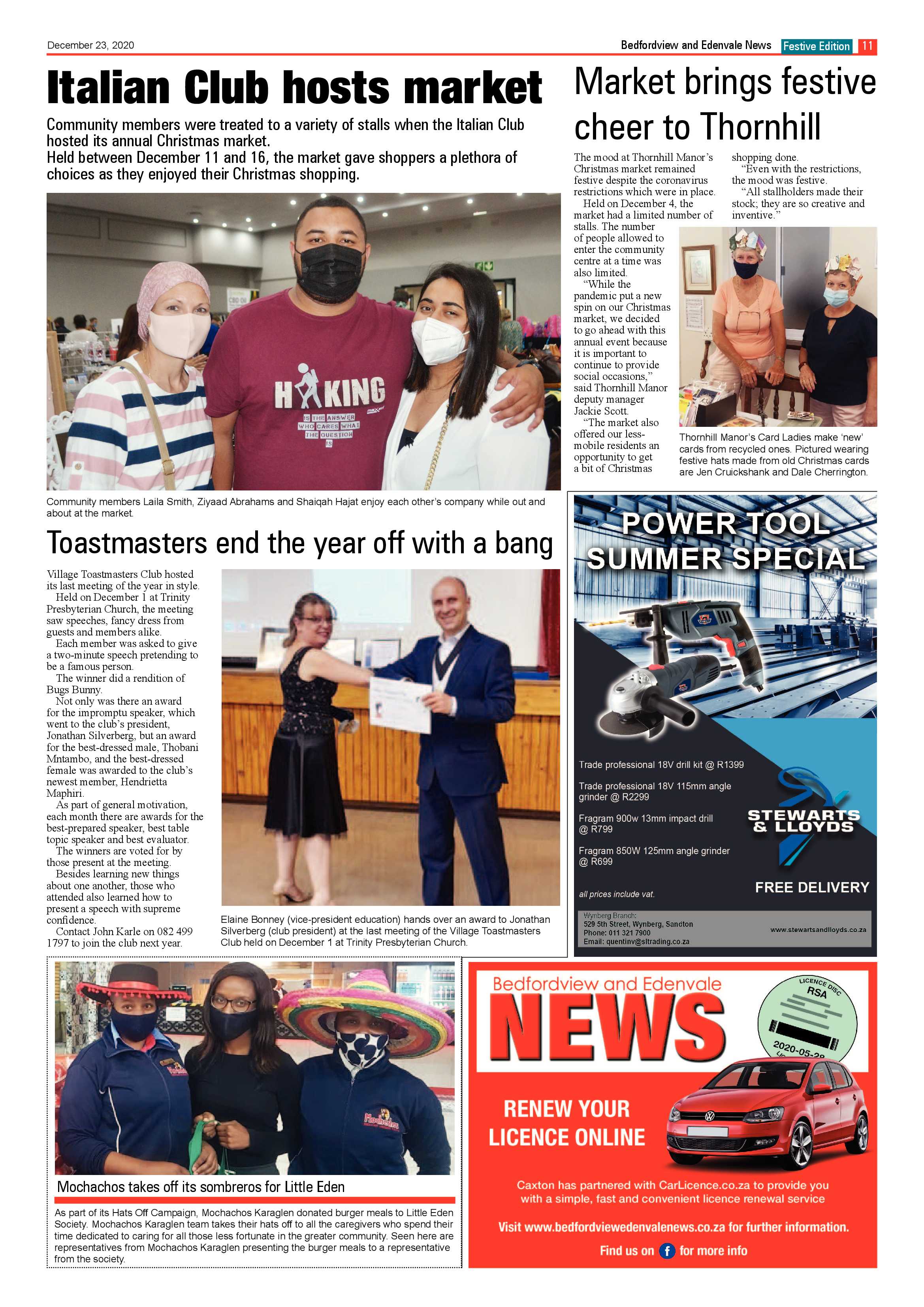 Bedford and Edenvale News 23 December 2020 page 11