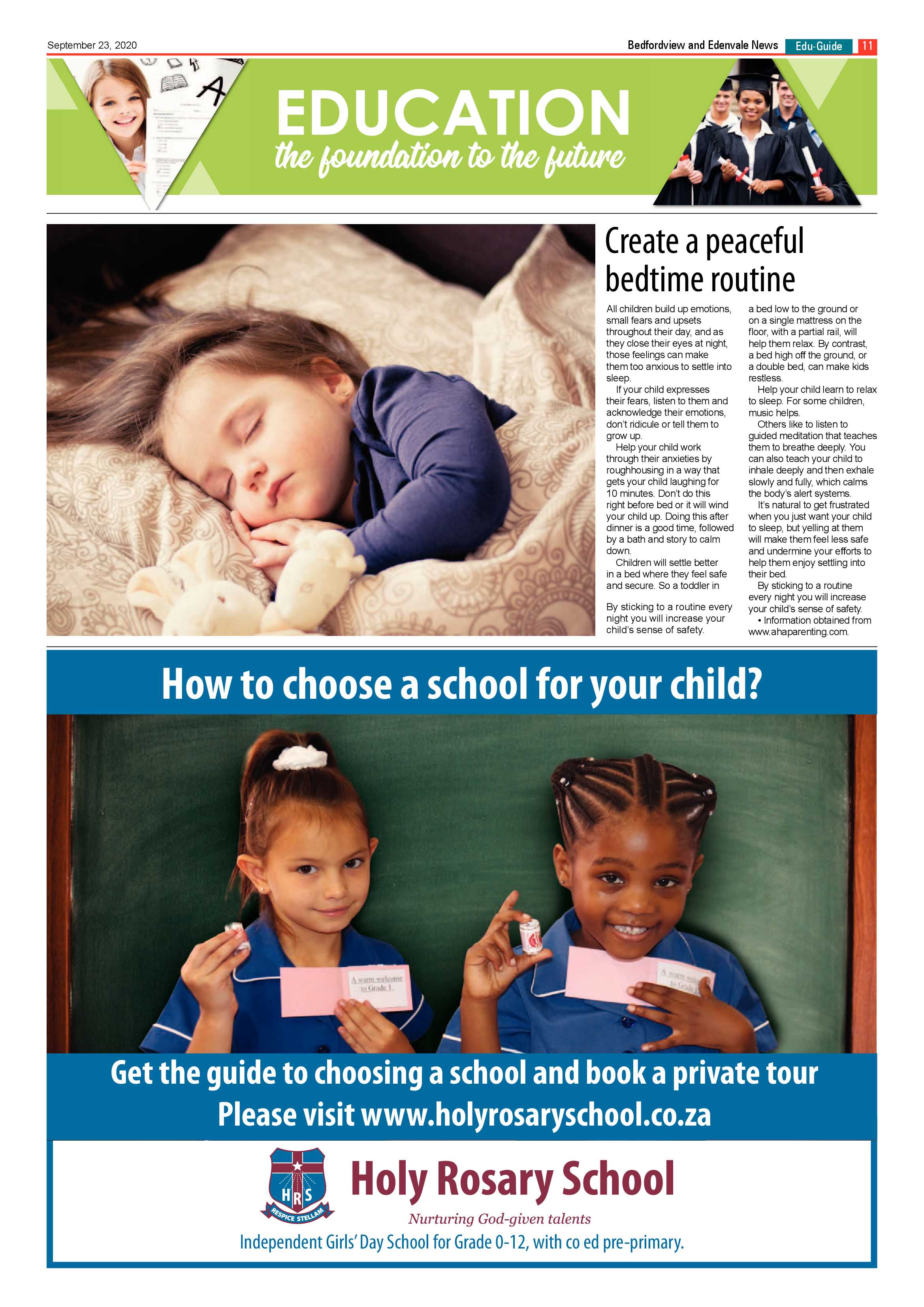 Bedford and Edenvale News 23 September 2020 page 11