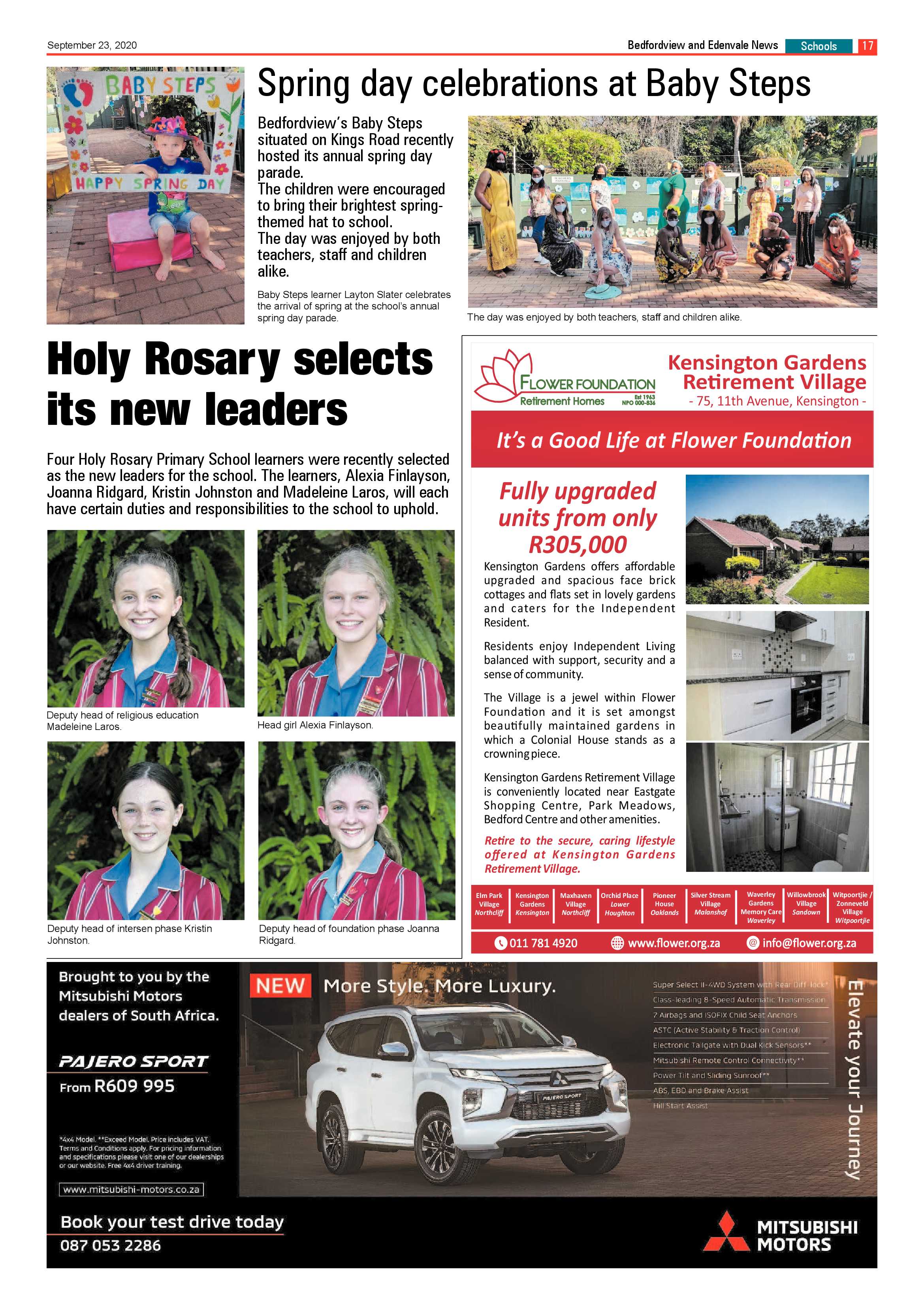 Bedford and Edenvale News 23 September 2020 page 17