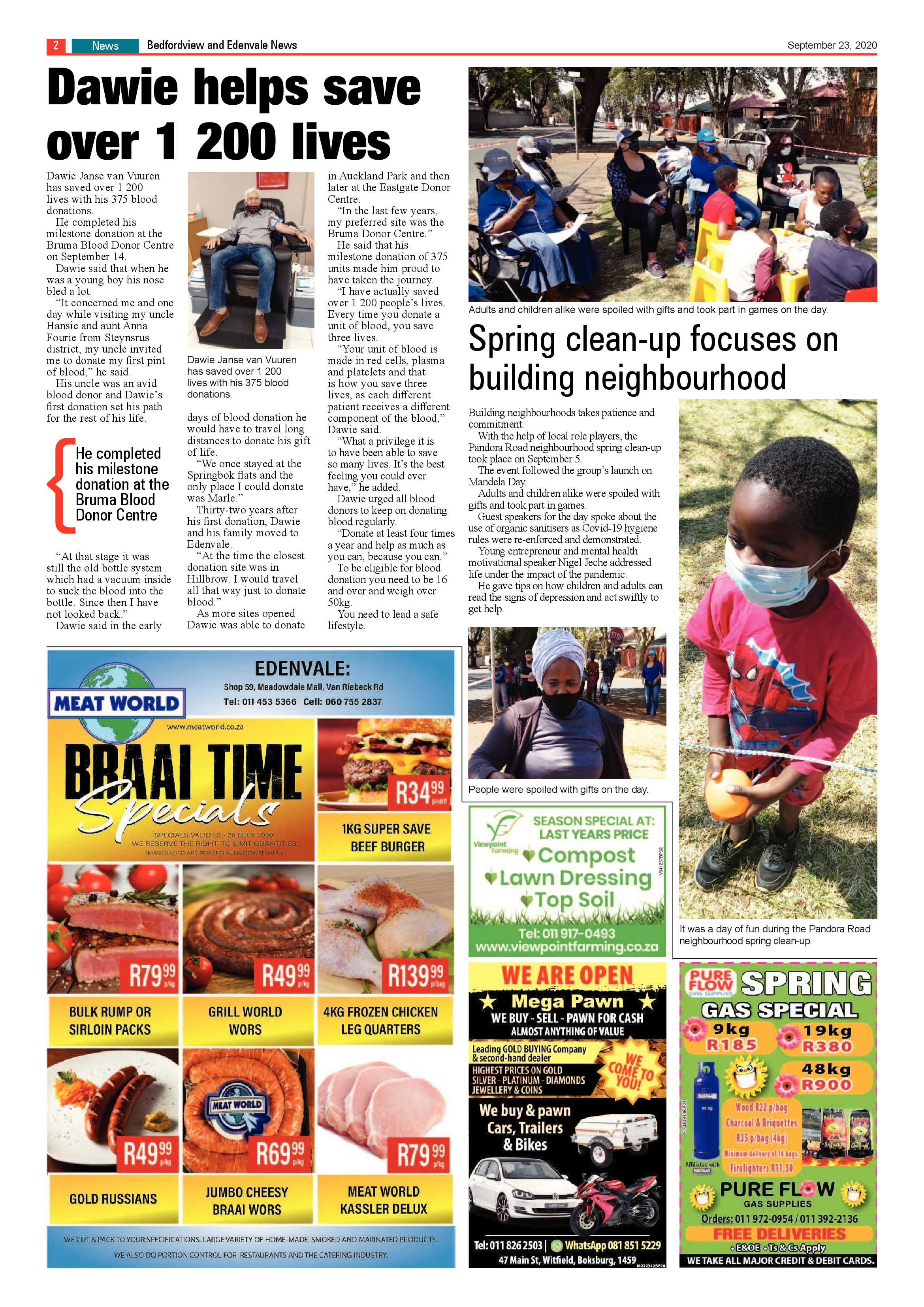 Bedford and Edenvale News 23 September 2020 page 2