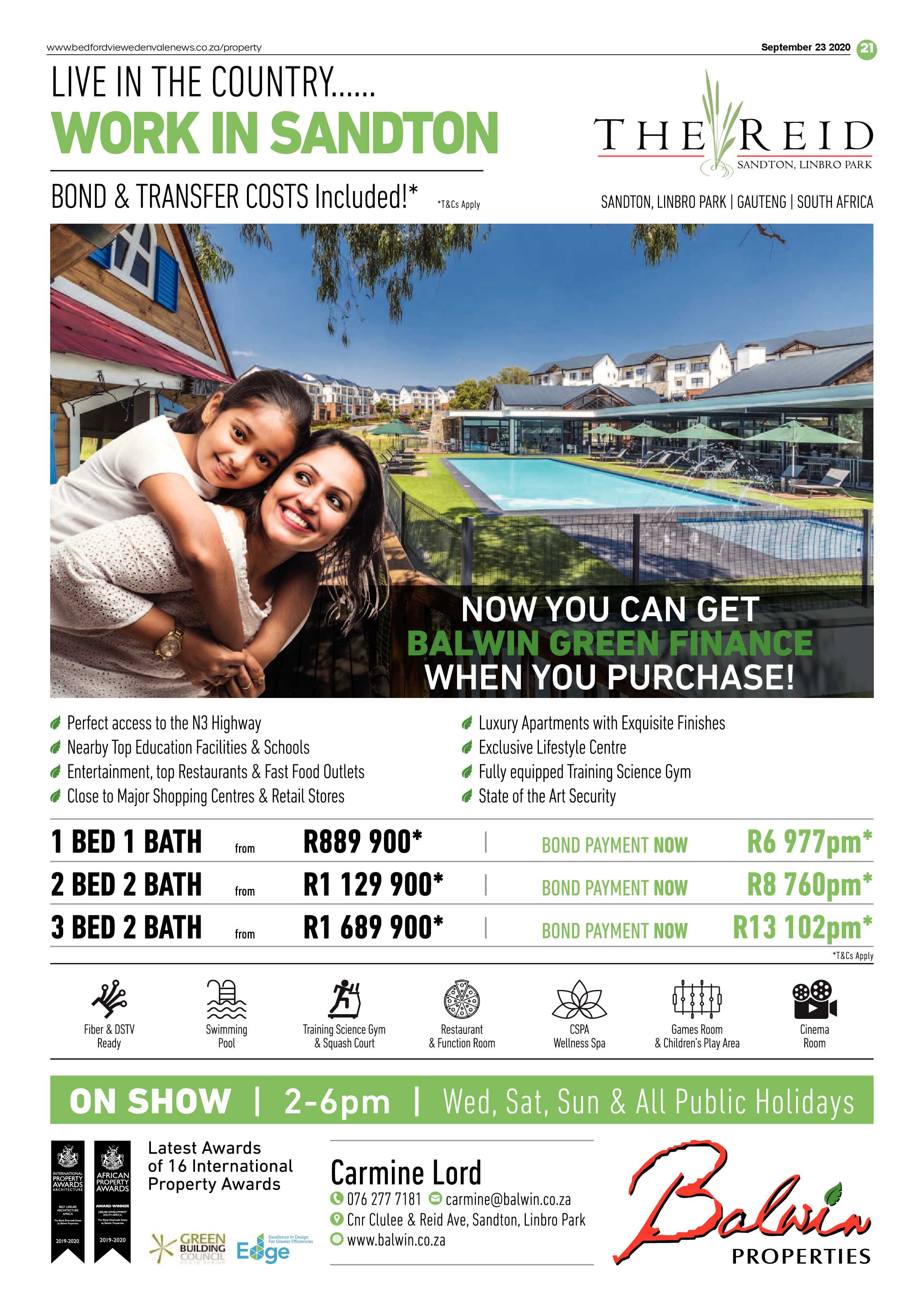 Bedford and Edenvale News 23 September 2020 page 21