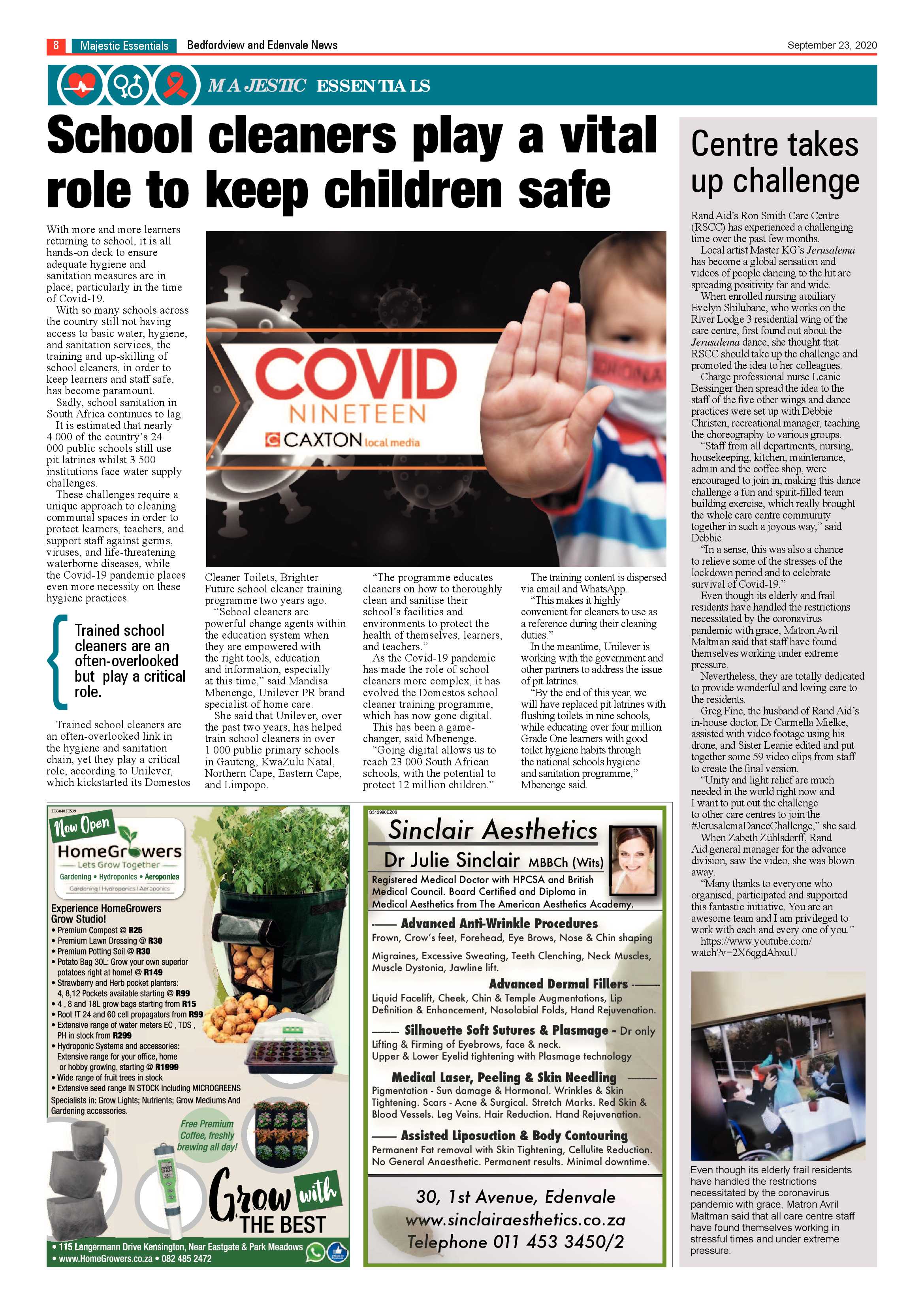 Bedford and Edenvale News 23 September 2020 page 8