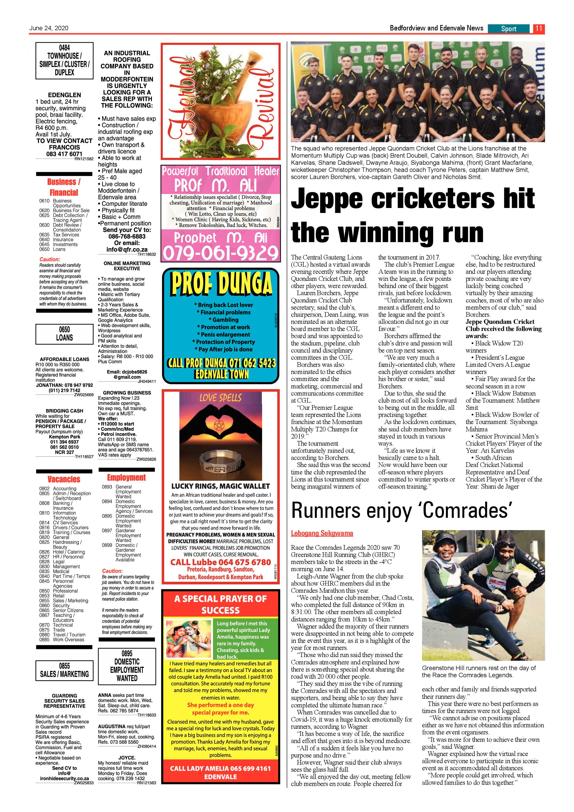 Bedford and Edenvale News 24 June 2020 page 11