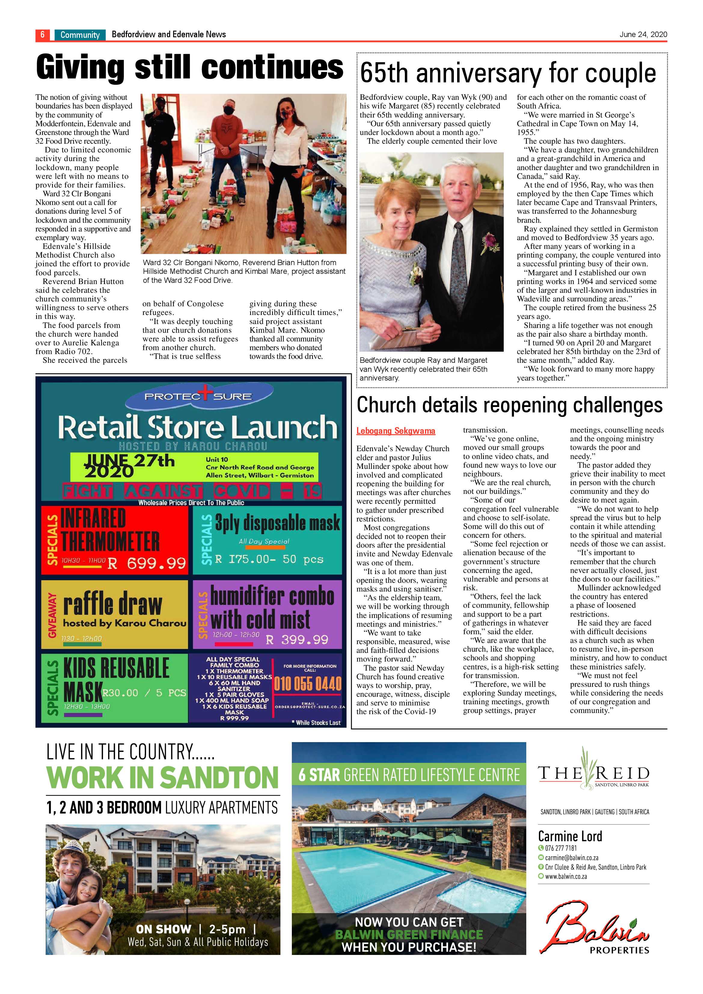 Bedford and Edenvale News 24 June 2020 page 6