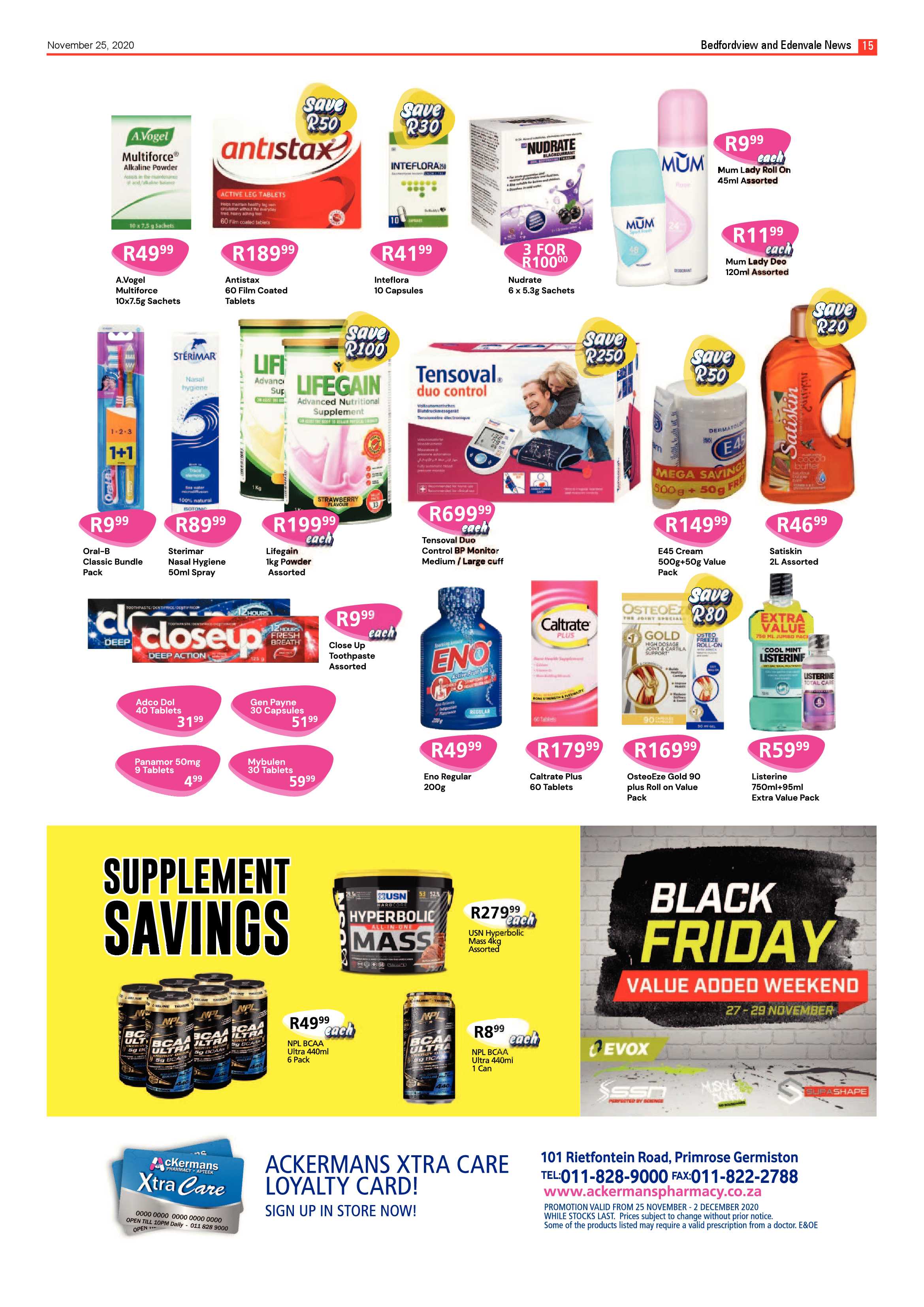 Bedford and Edenvale News 25  November 2020 page 15