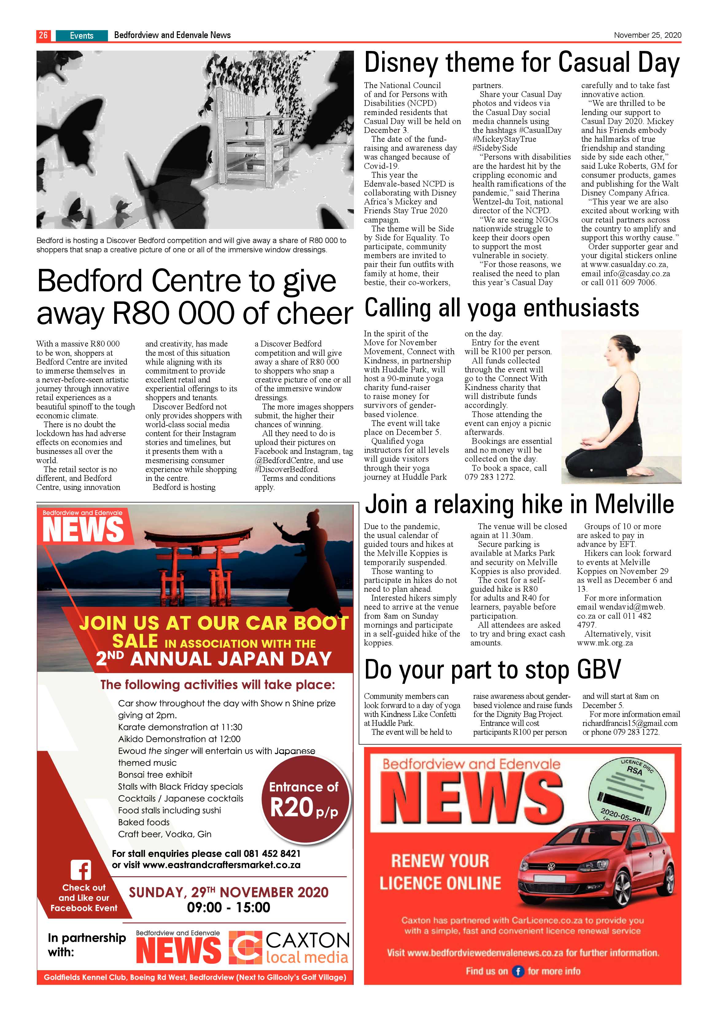 Bedford and Edenvale News 25  November 2020 page 26
