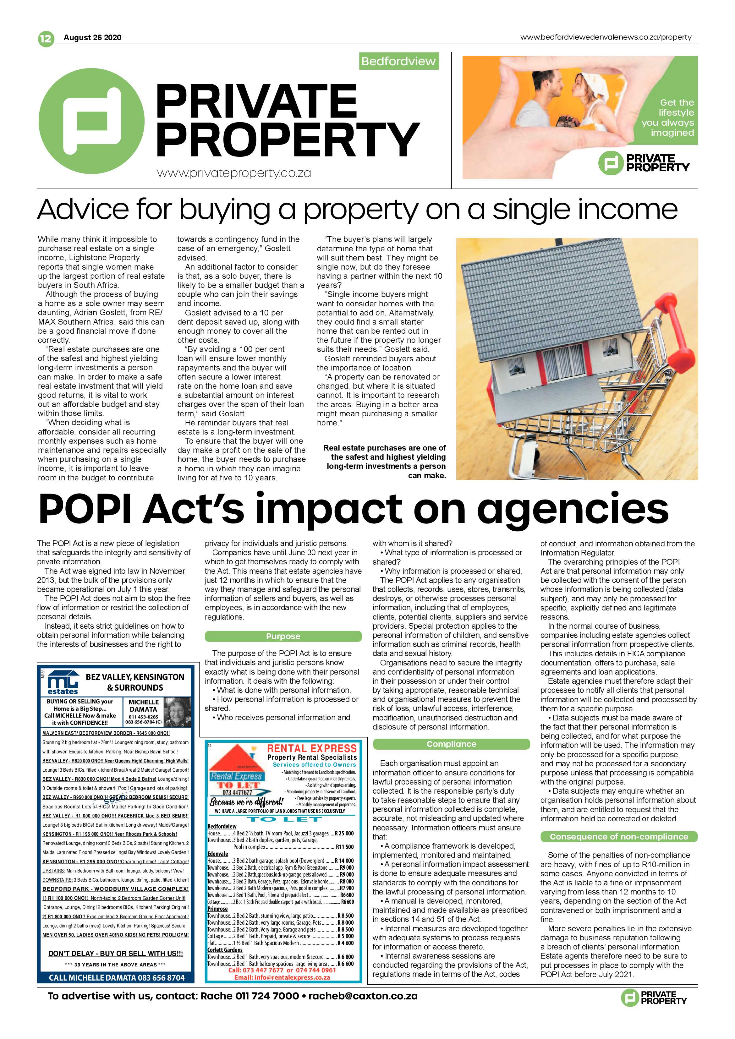 Bedford and Edenvale News 26 August 2020 page 12