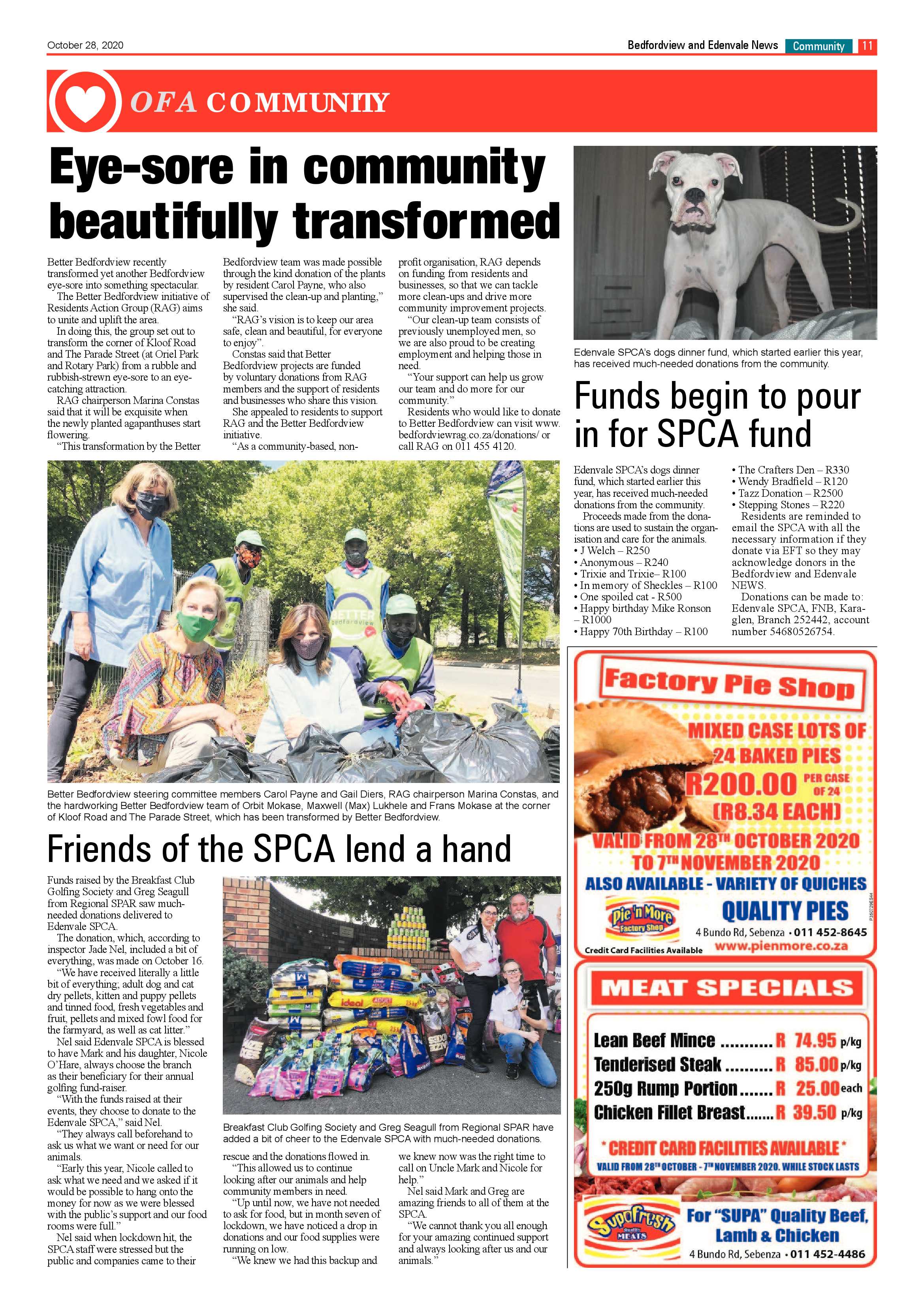 Bedford and Edenvale News 28 October 2020 page 11