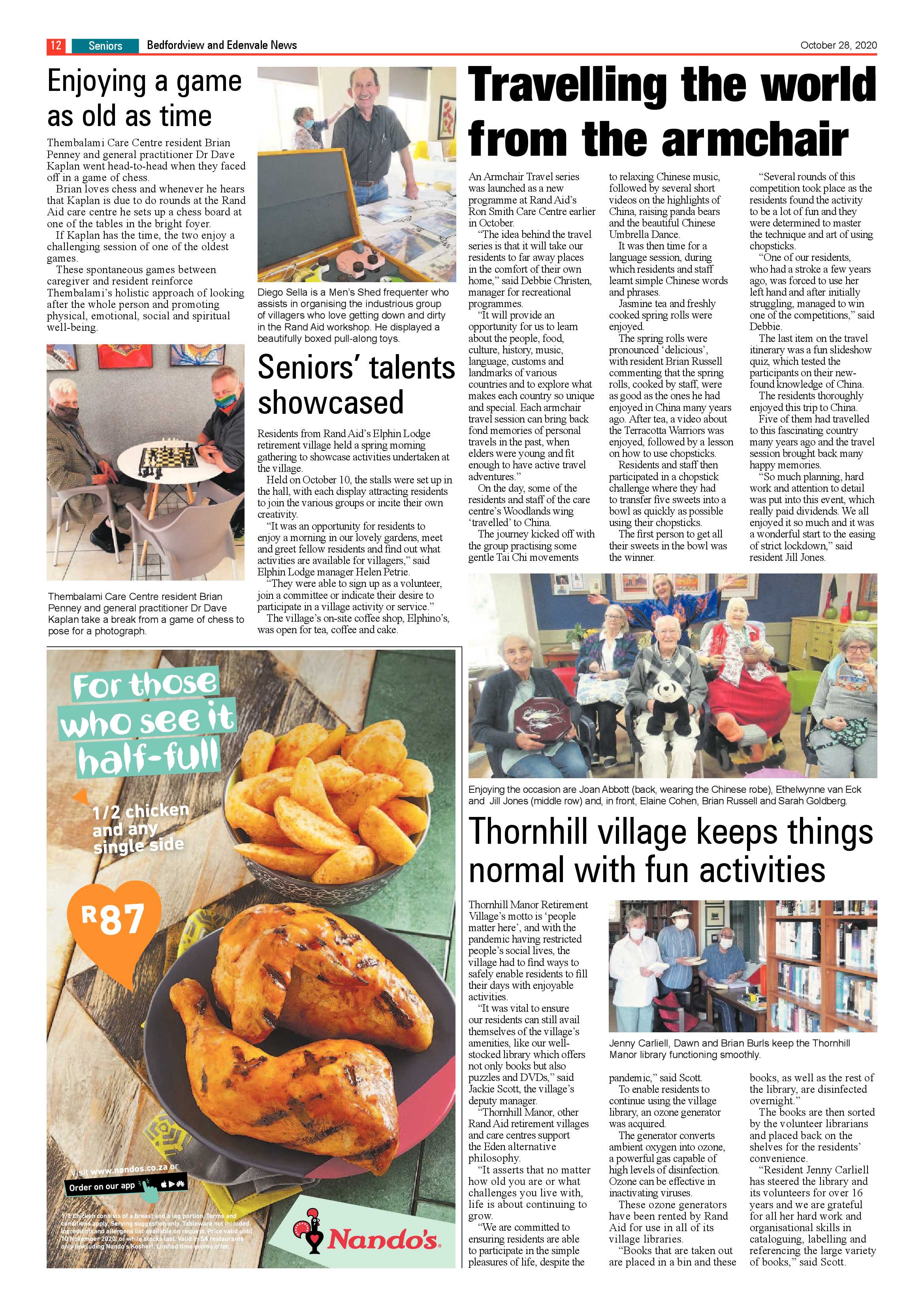 Bedford and Edenvale News 28 October 2020 page 12