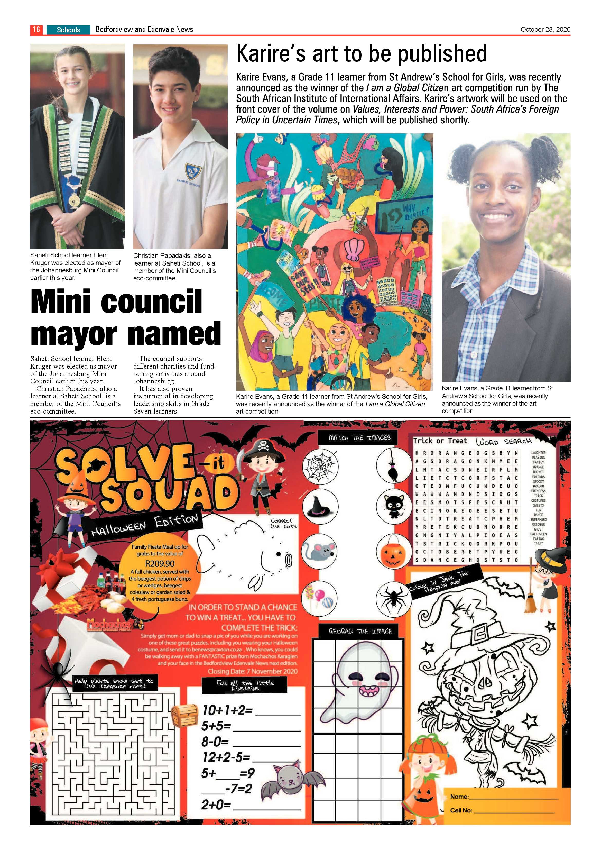 Bedford and Edenvale News 28 October 2020 page 16