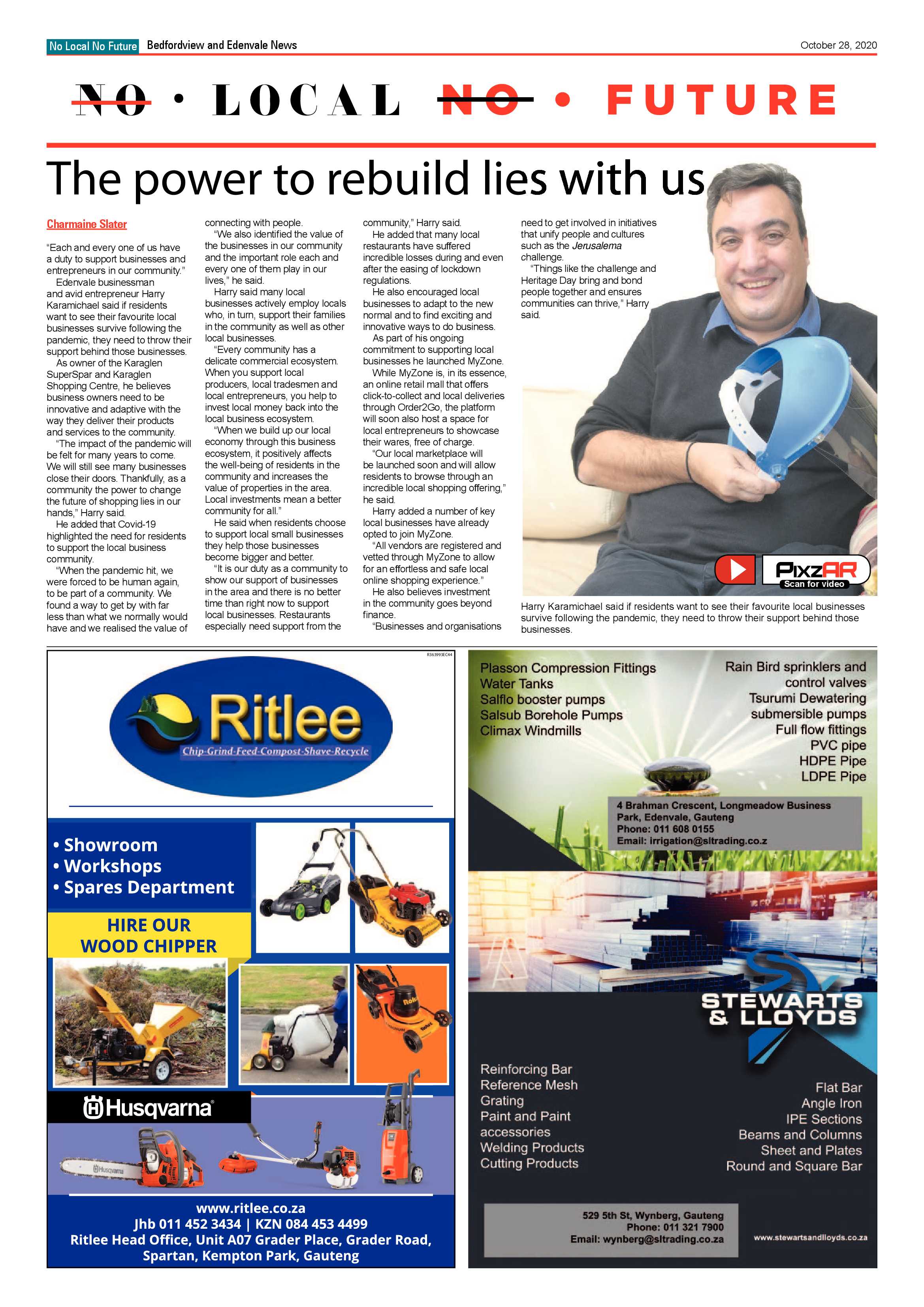 Bedford and Edenvale News 28 October 2020 page 26