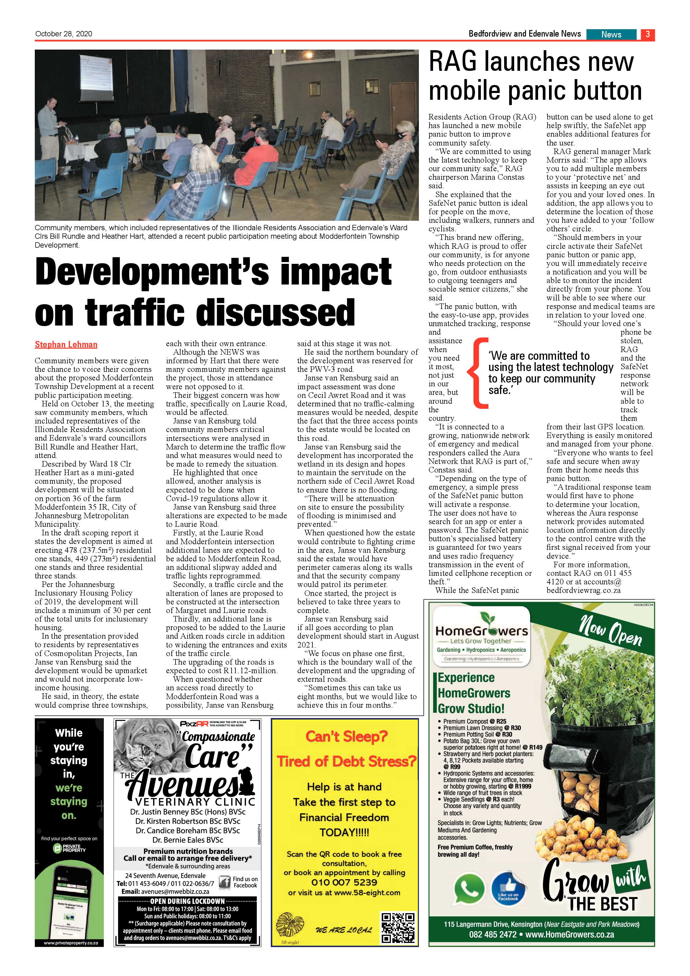 Bedford and Edenvale News 28 October 2020 page 3