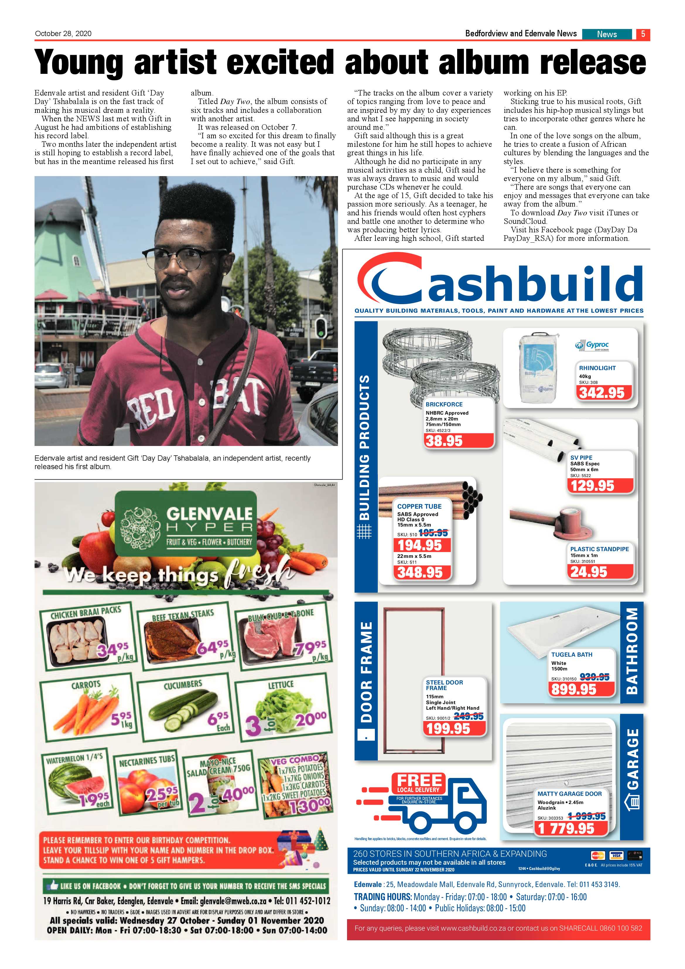 Bedford and Edenvale News 28 October 2020 page 5