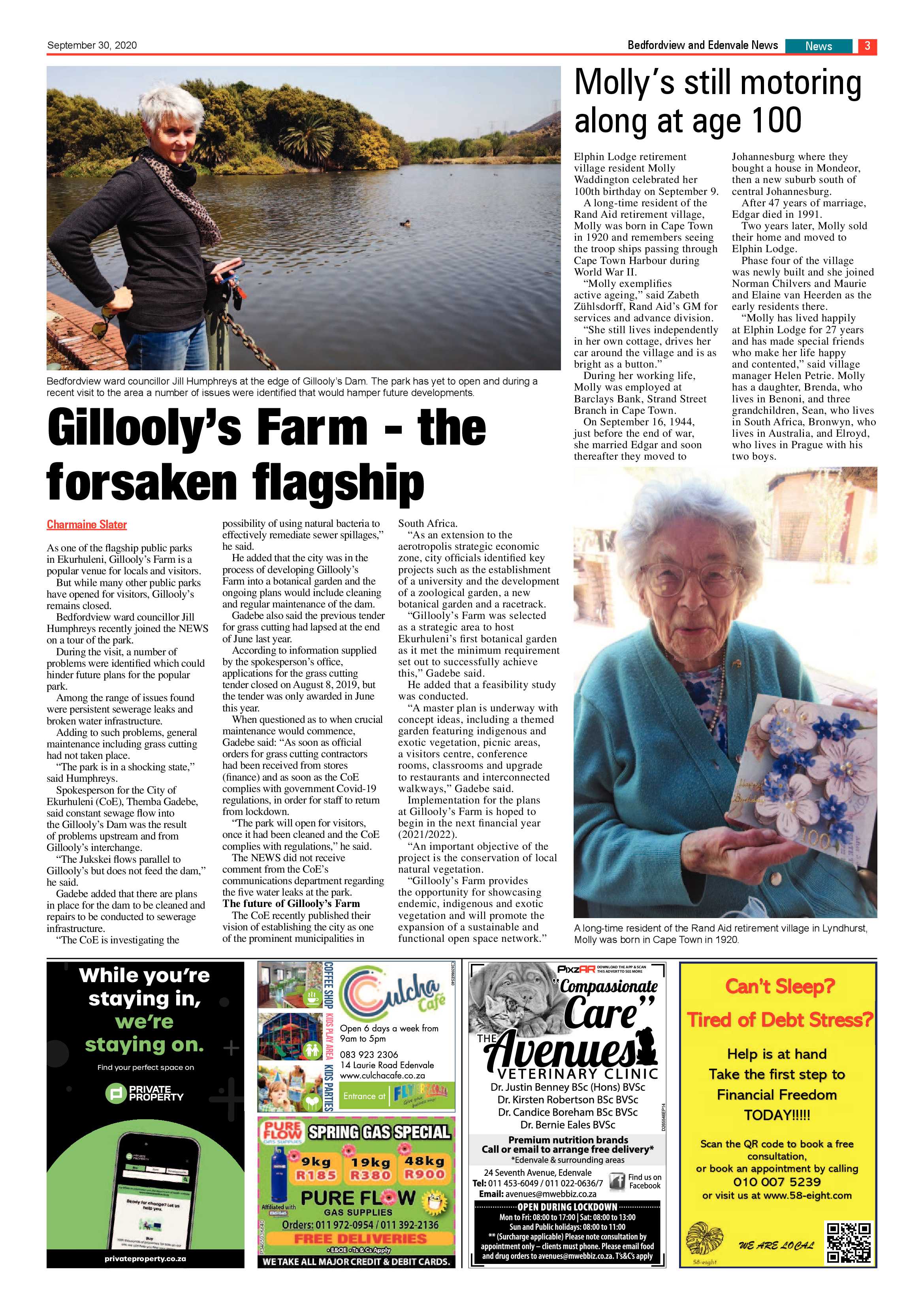 Bedford and Edenvale News 30 September 2020 page 3