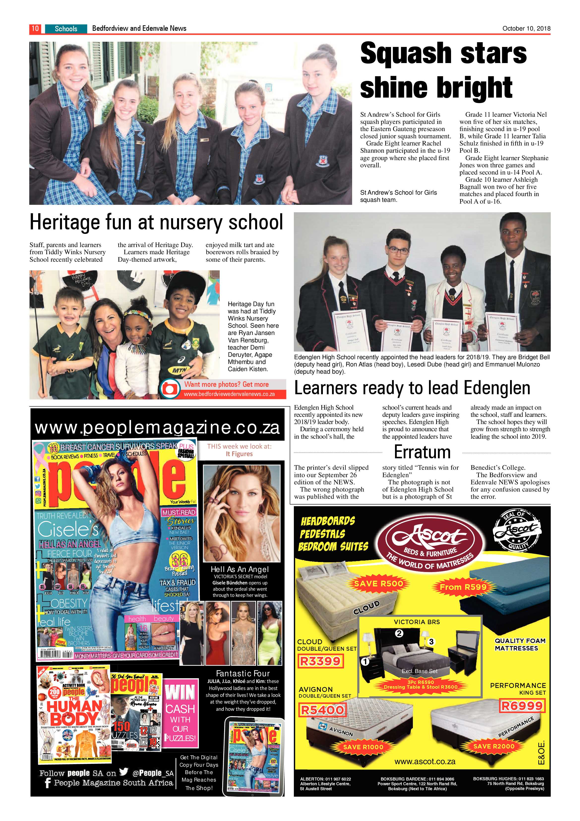 Bedford and Edenvale news 10 October 2018 page 10