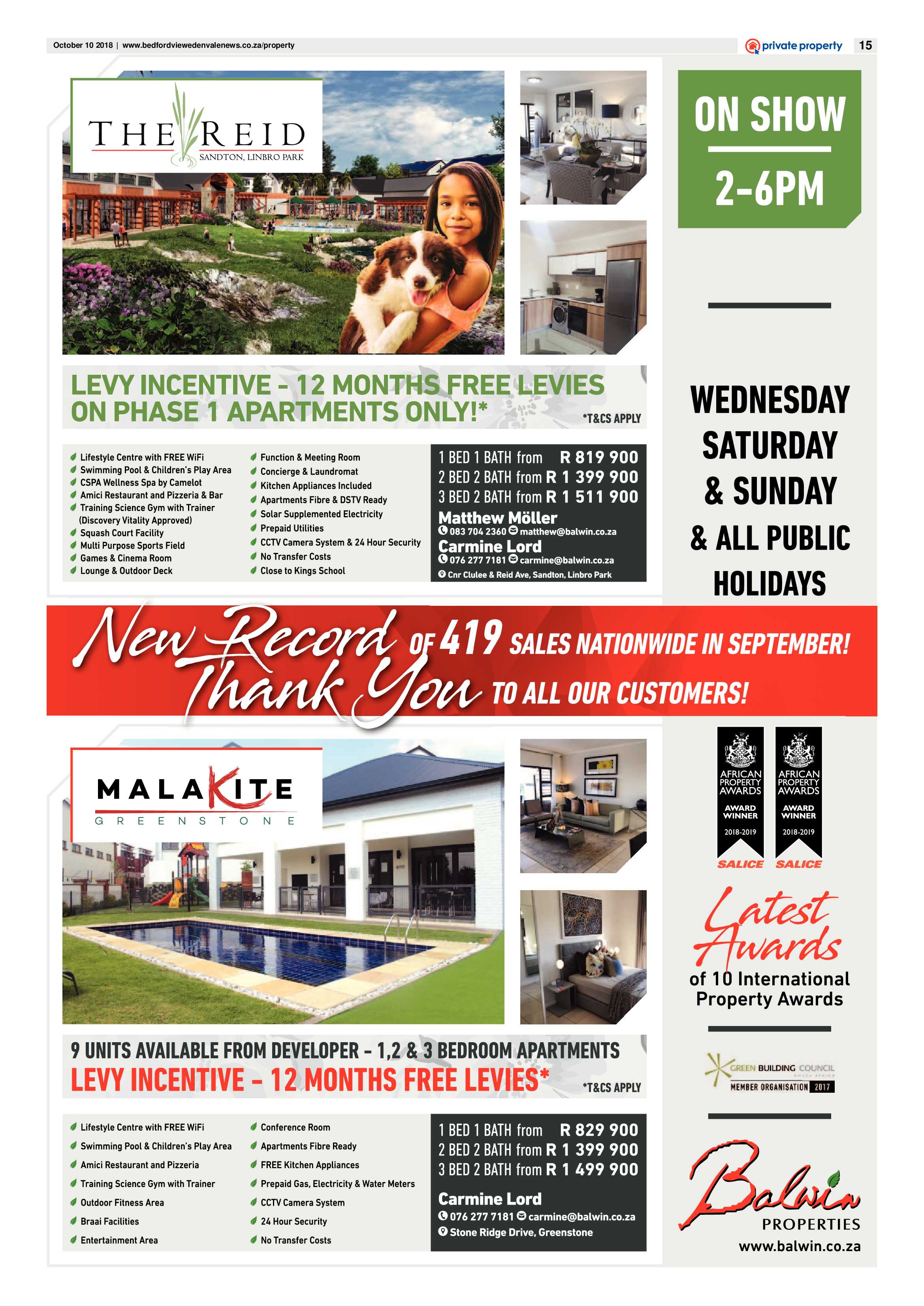 Bedford and Edenvale news 10 October 2018 page 15