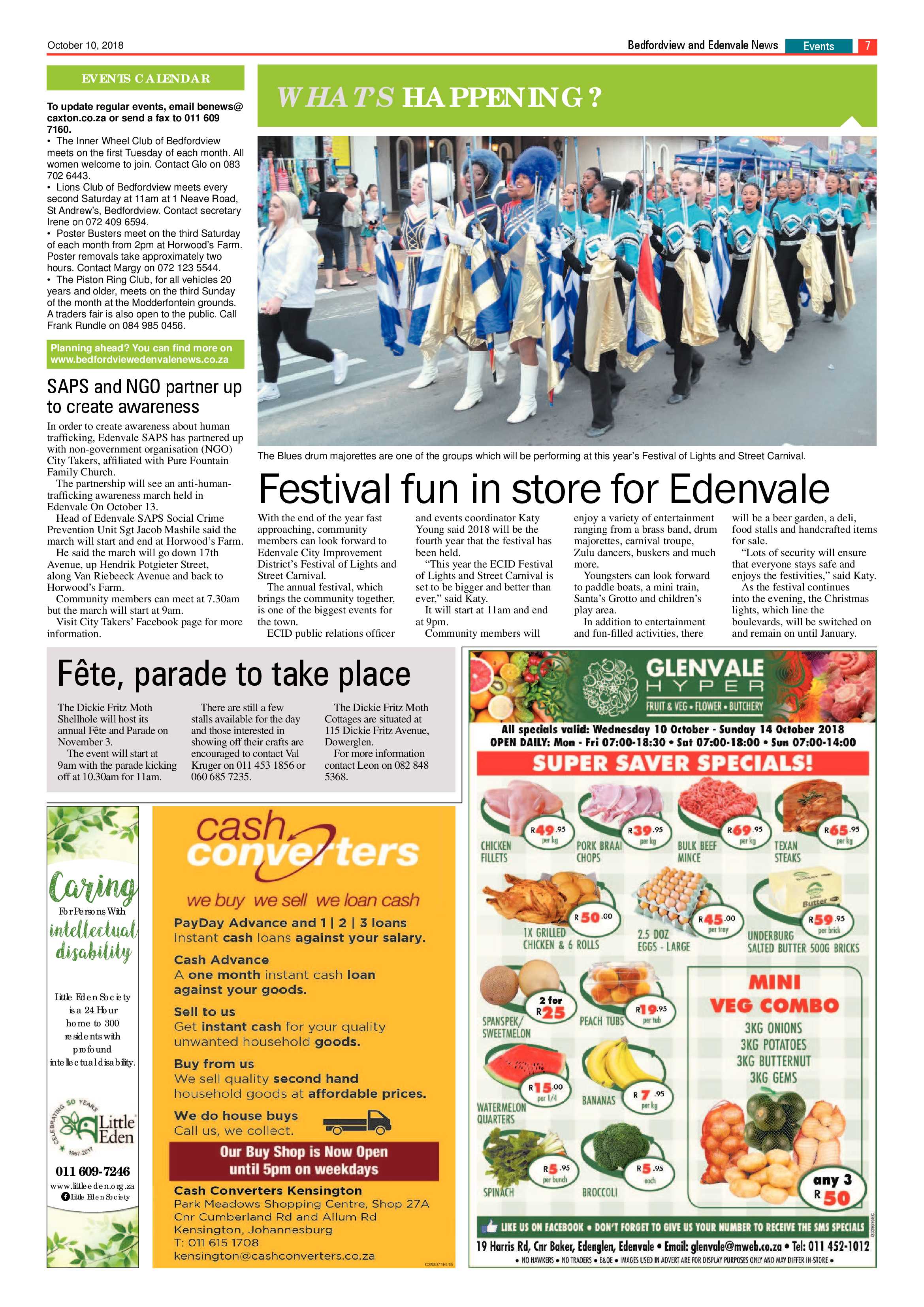 Bedford and Edenvale news 10 October 2018 page 7