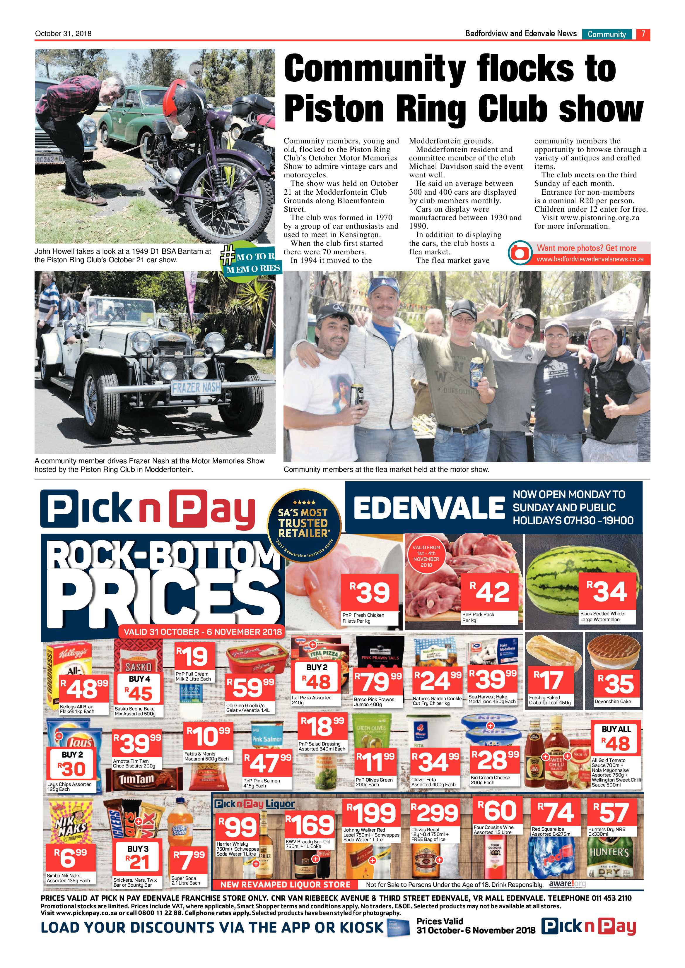 Bedfordvale and Edenvale News 31 October 2018 page 7