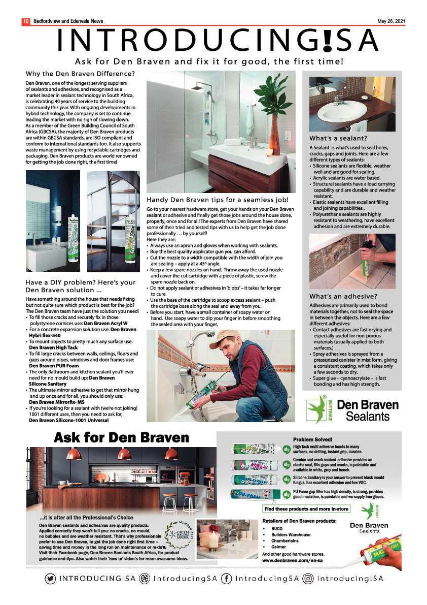Bedfordview/Edenvale News 26 May 2021 page 10