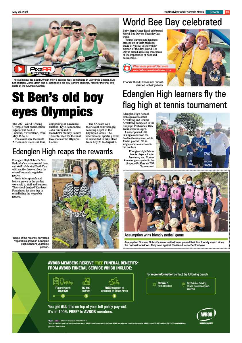 Bedfordview/Edenvale News 26 May 2021 page 13