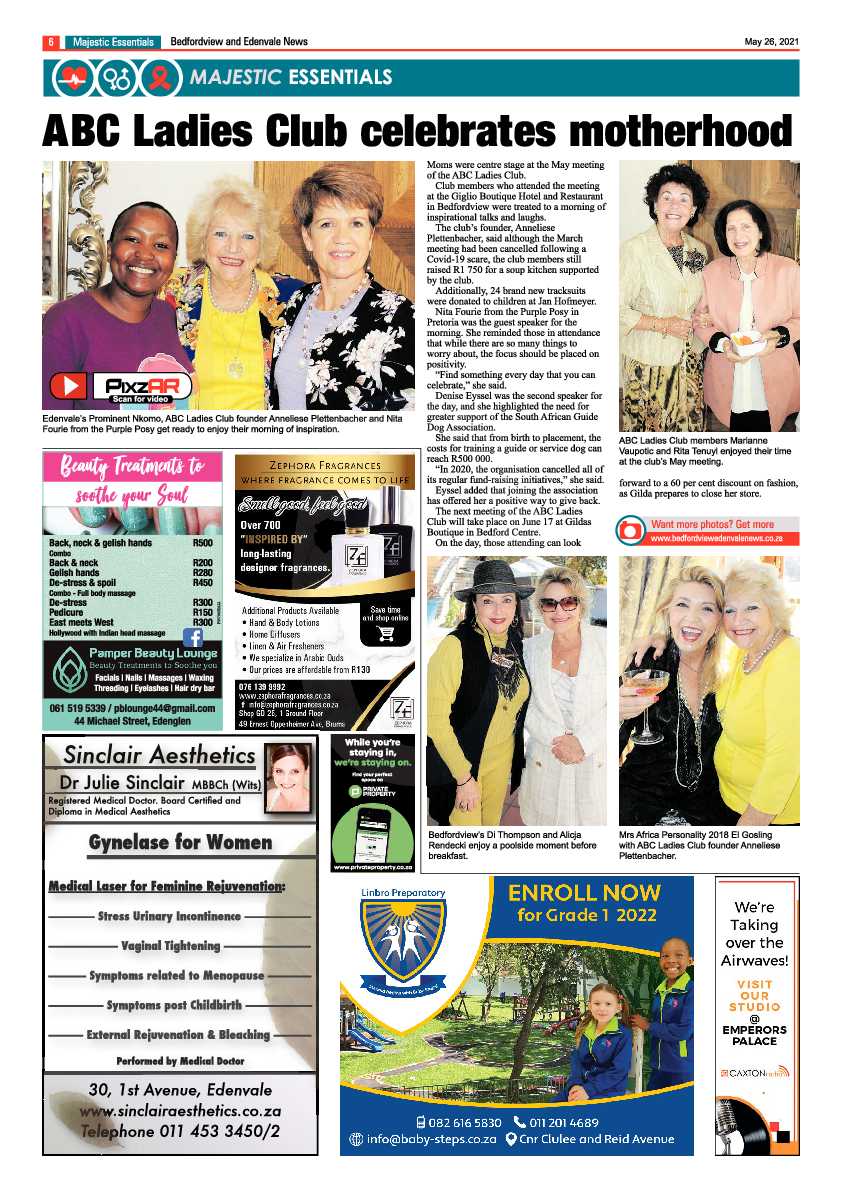 Bedfordview/Edenvale News 26 May 2021 page 6