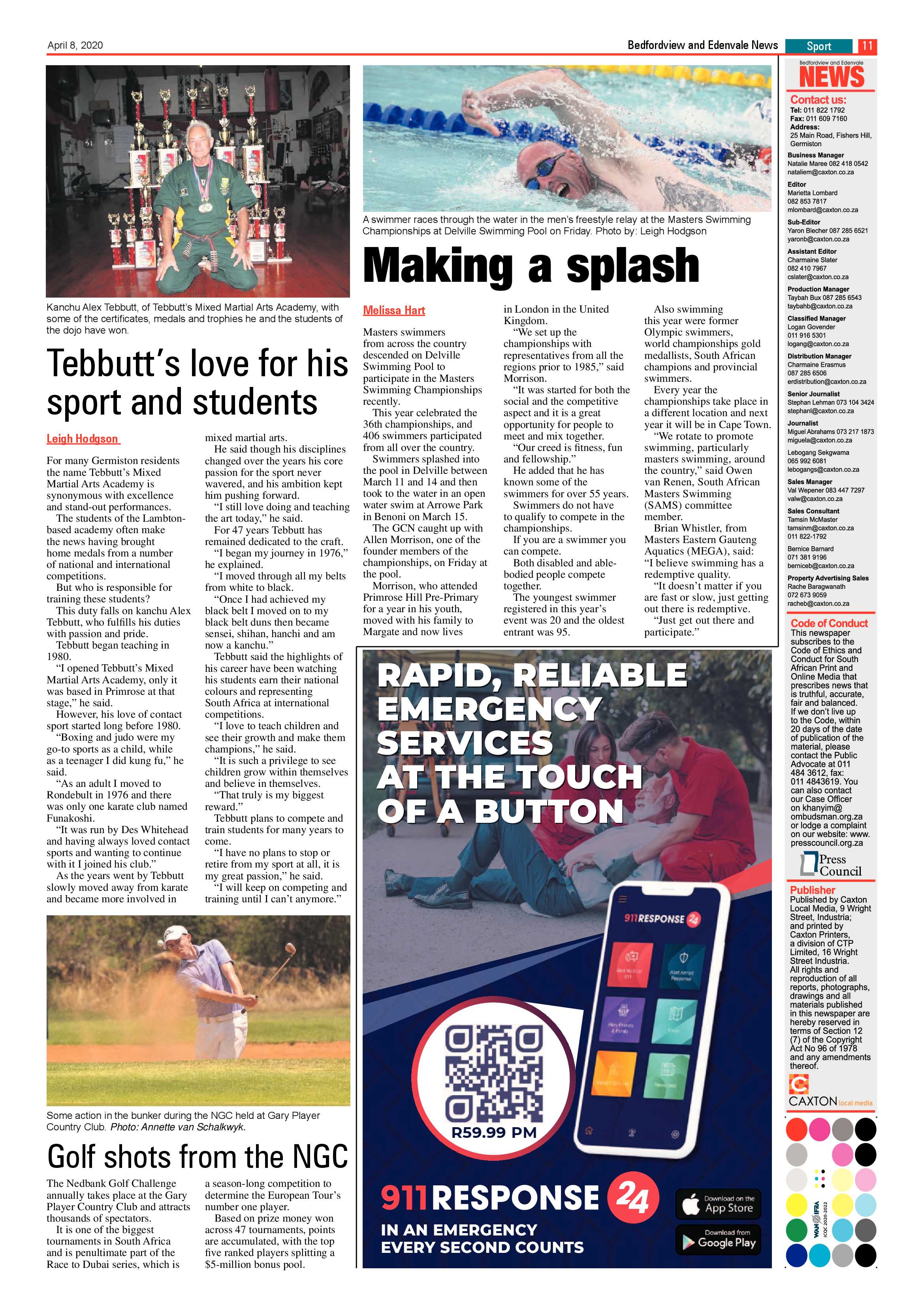Bedfordview Edenvale News 8 April 2020 page 11