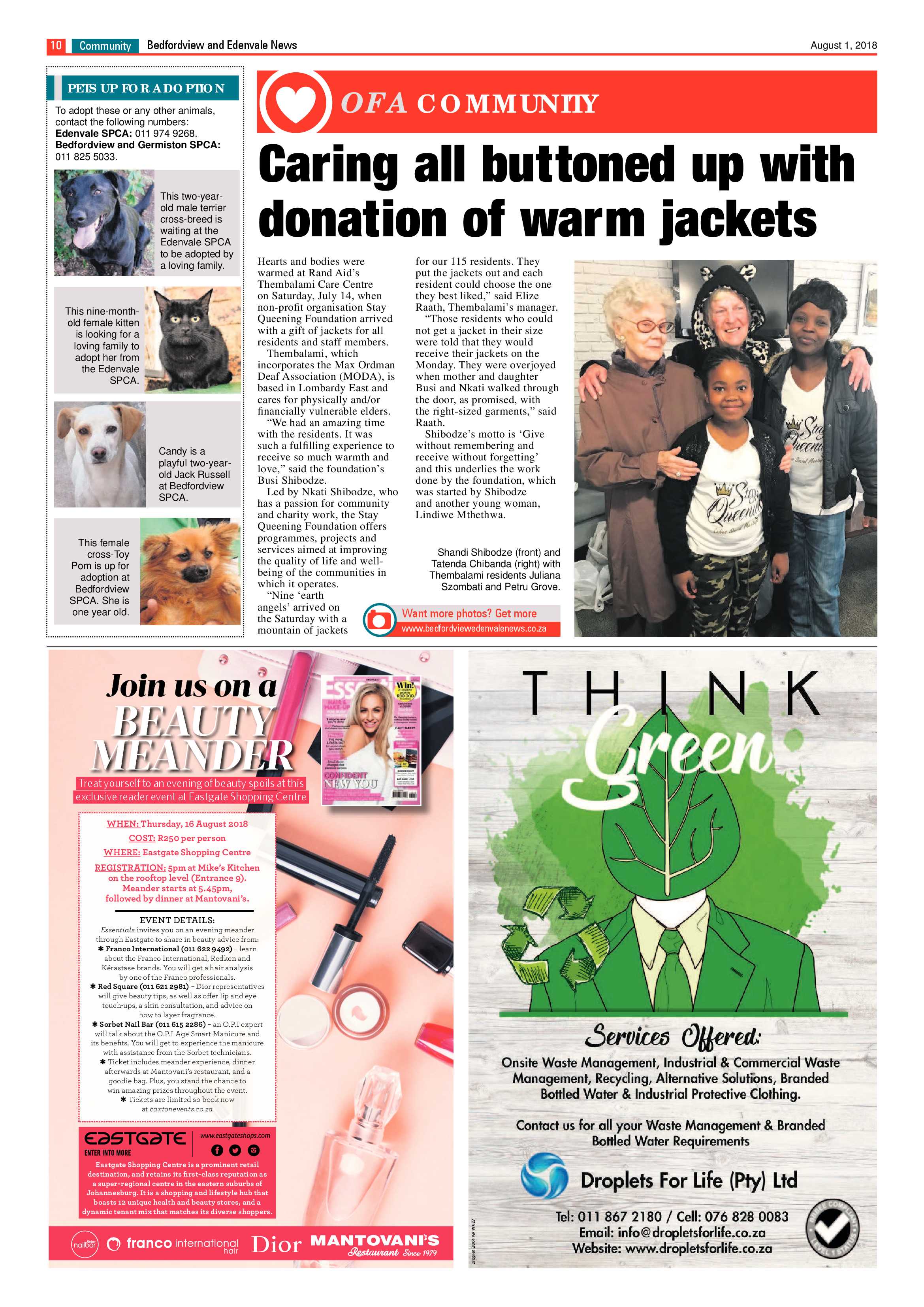 Bedfordview Edenvale News 01 August 2018 page 10