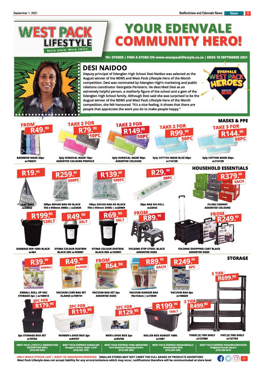 Bedfordview Edenvale News 01 September 2021 page 9