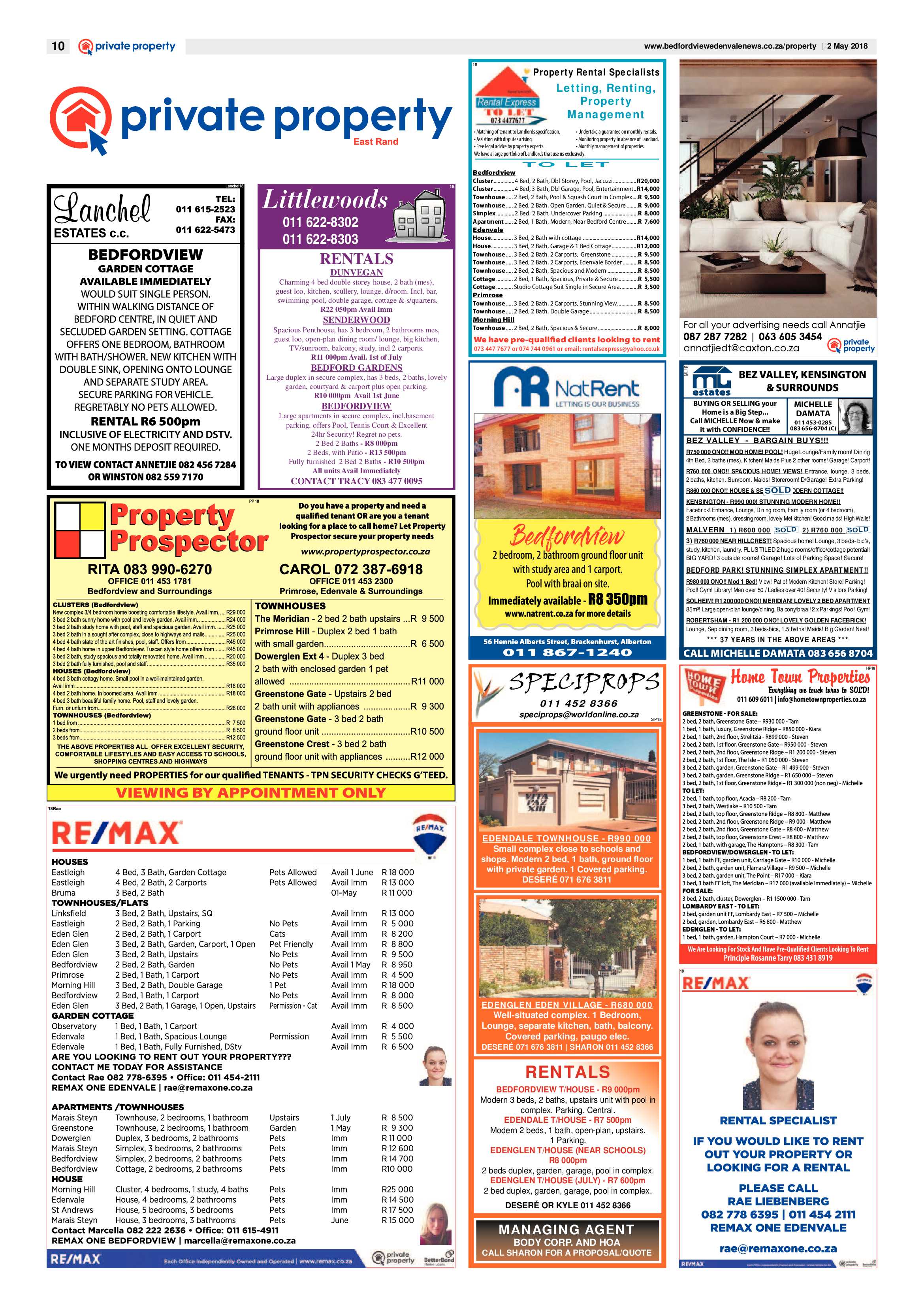 Bedfordview Edenvale News 02 May 2018 page 10