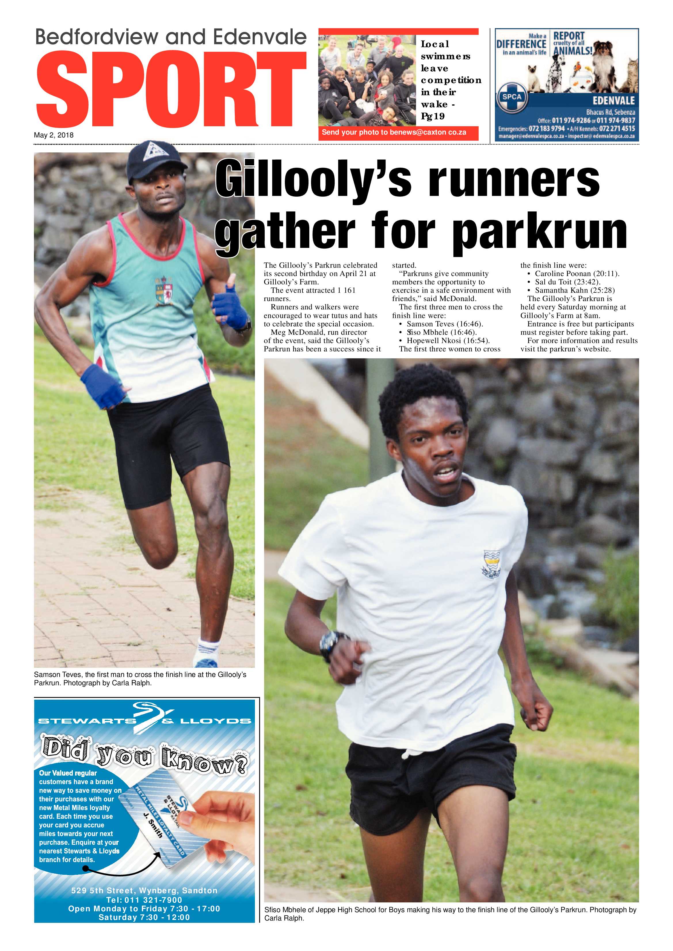 Bedfordview Edenvale News 02 May 2018 page 20