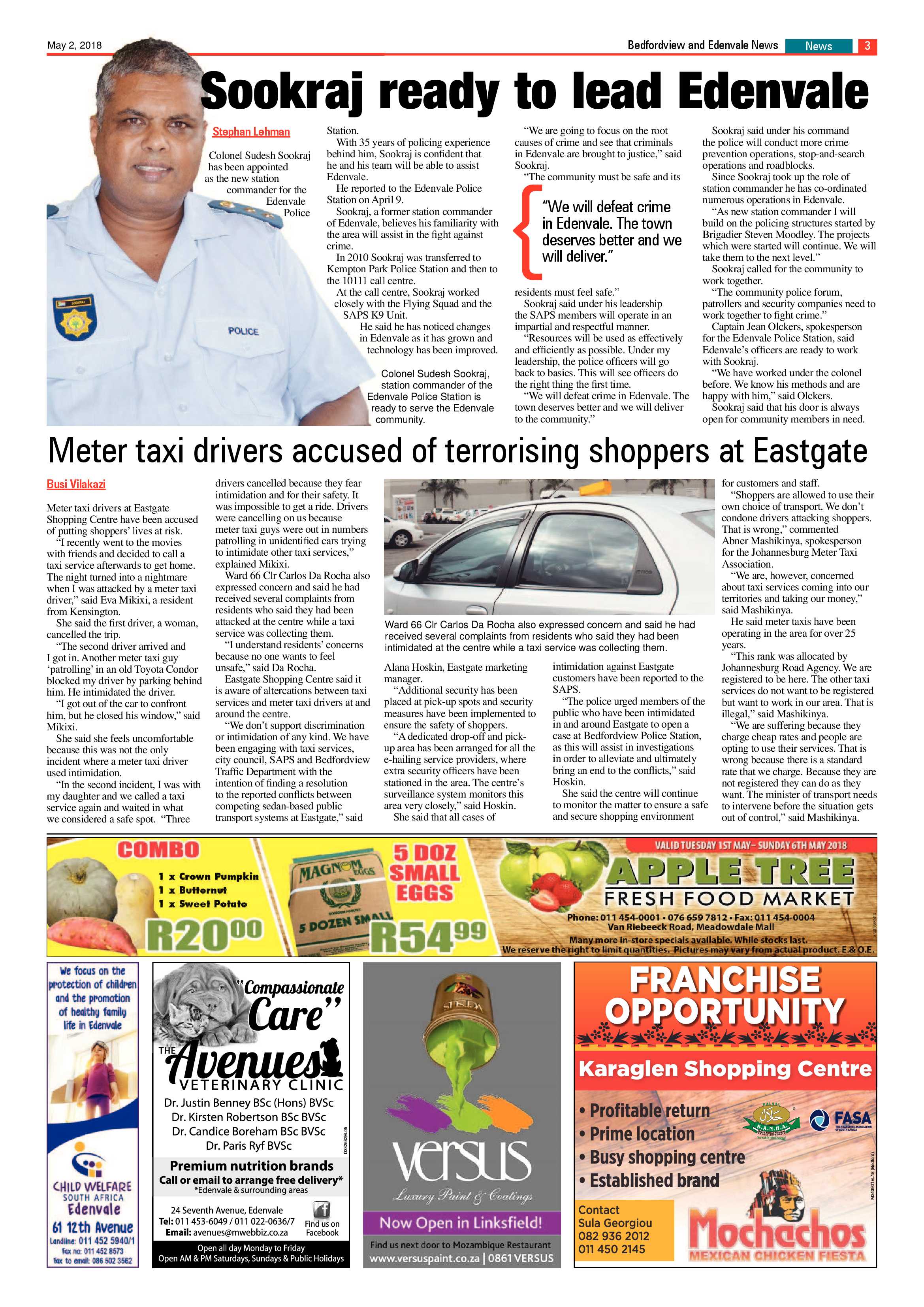 Bedfordview Edenvale News 02 May 2018 page 3