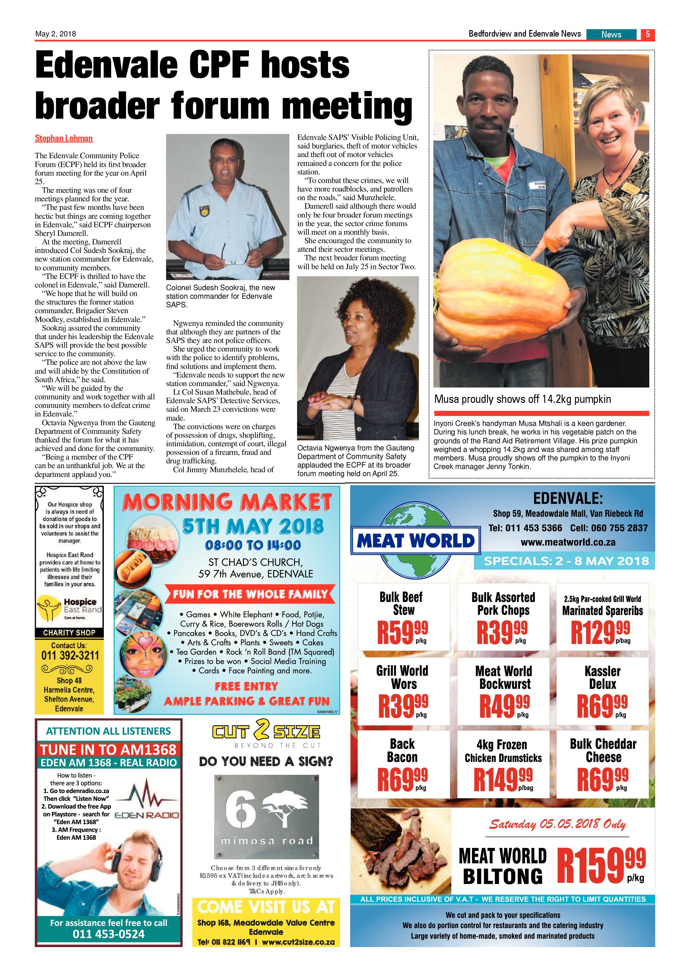 Bedfordview Edenvale News 02 May 2018 page 5