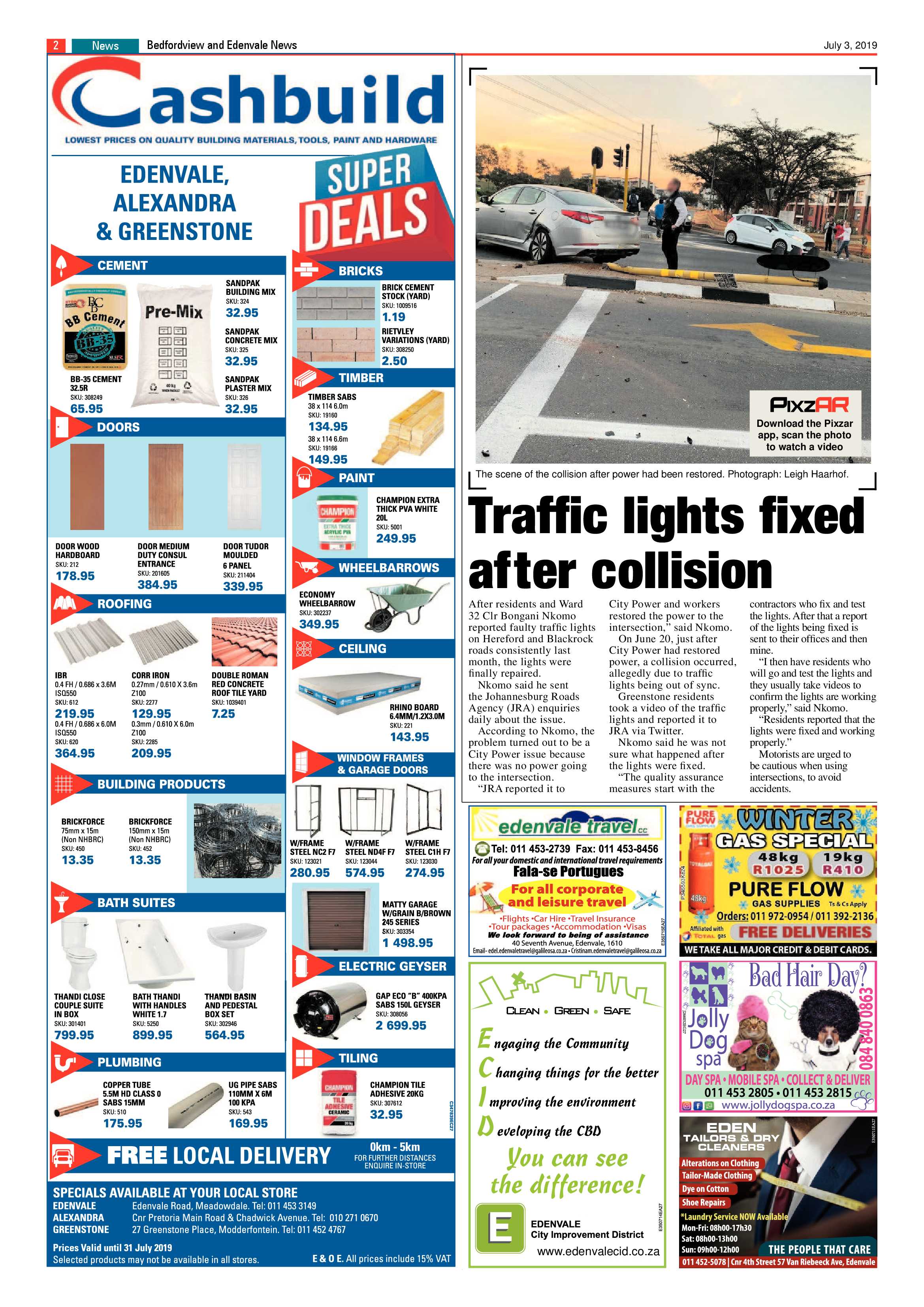 Bedfordview Edenvale News 03 July 2019 page 2