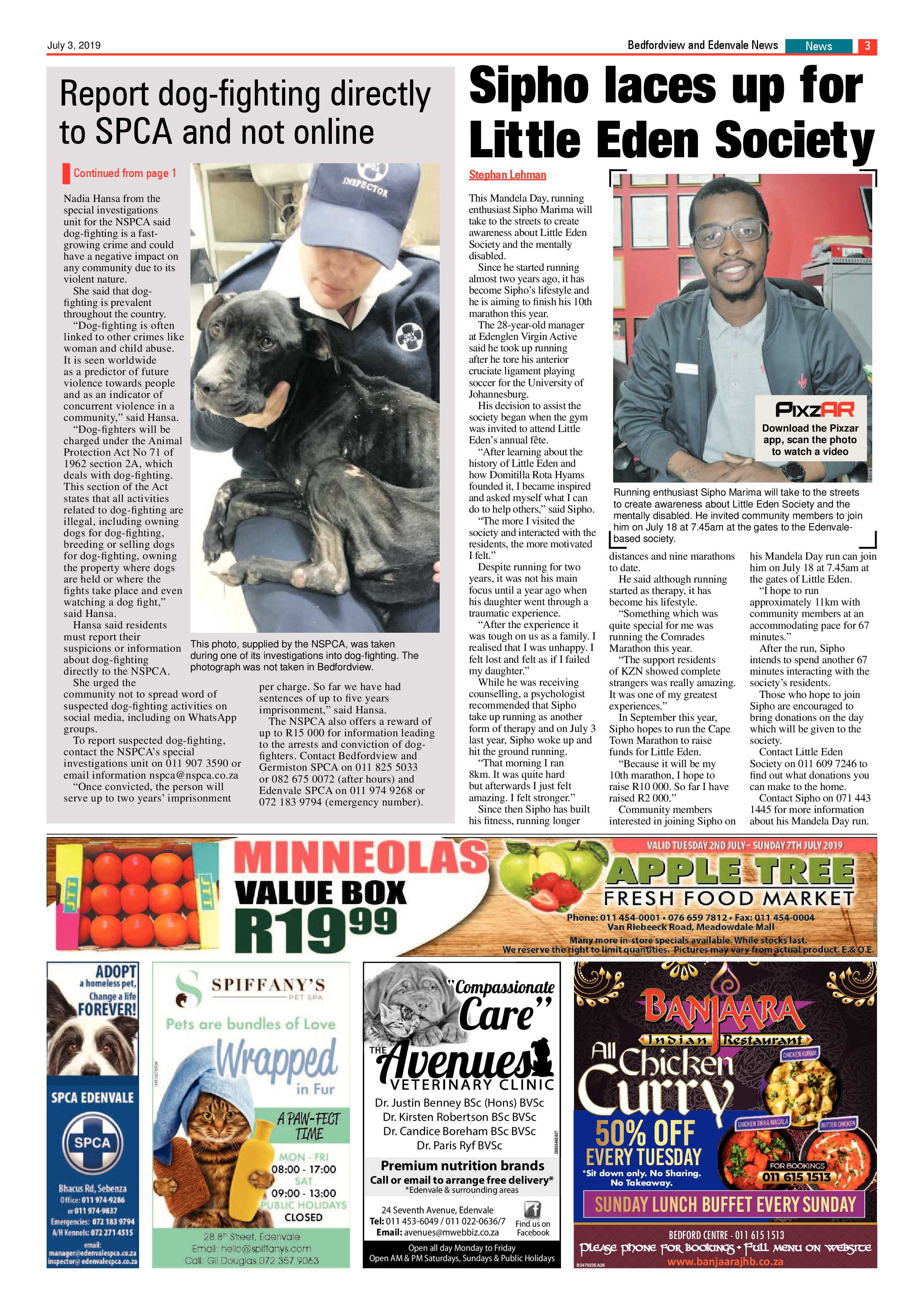 Bedfordview Edenvale News 03 July 2019 page 3