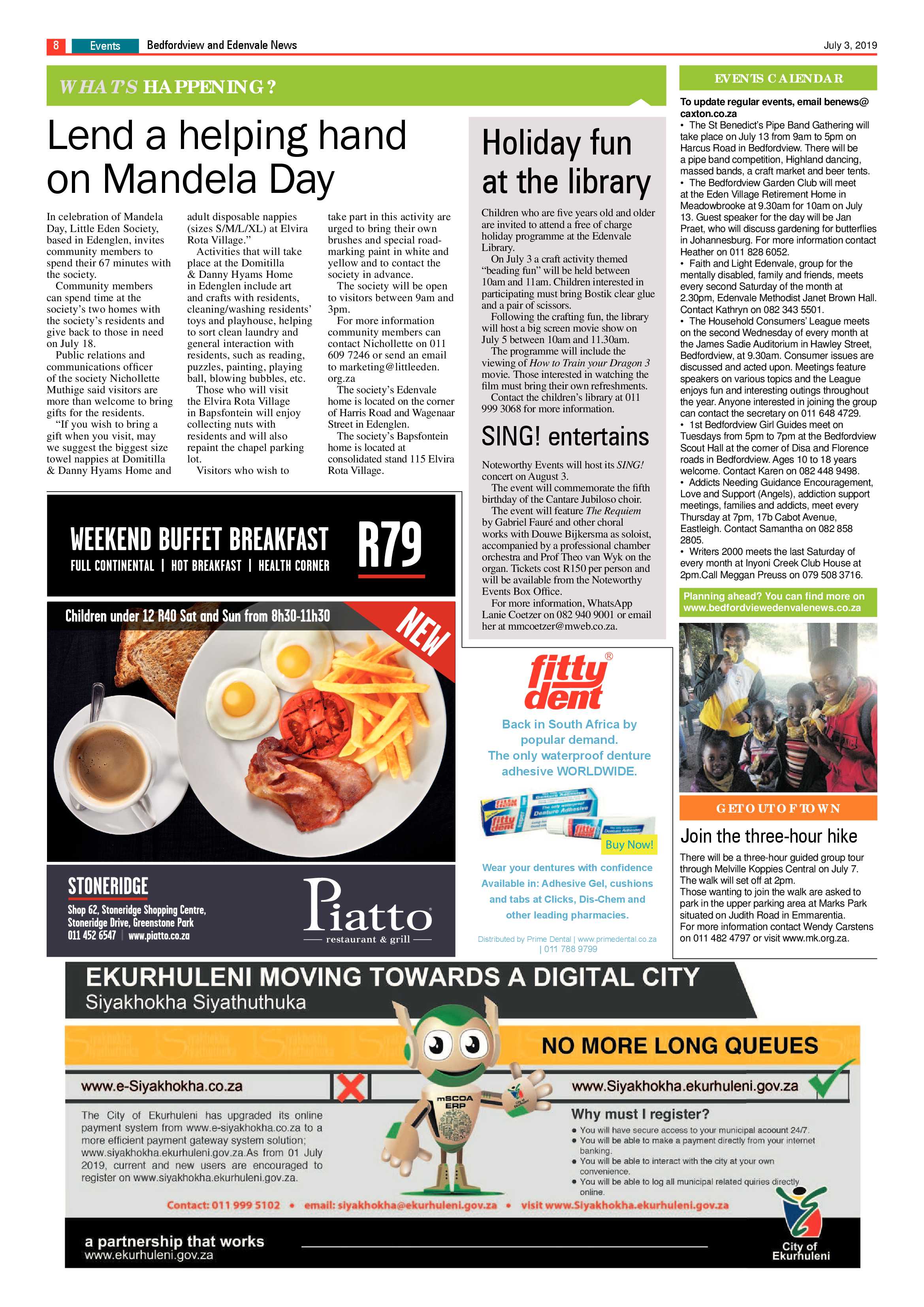 Bedfordview Edenvale News 03 July 2019 page 8