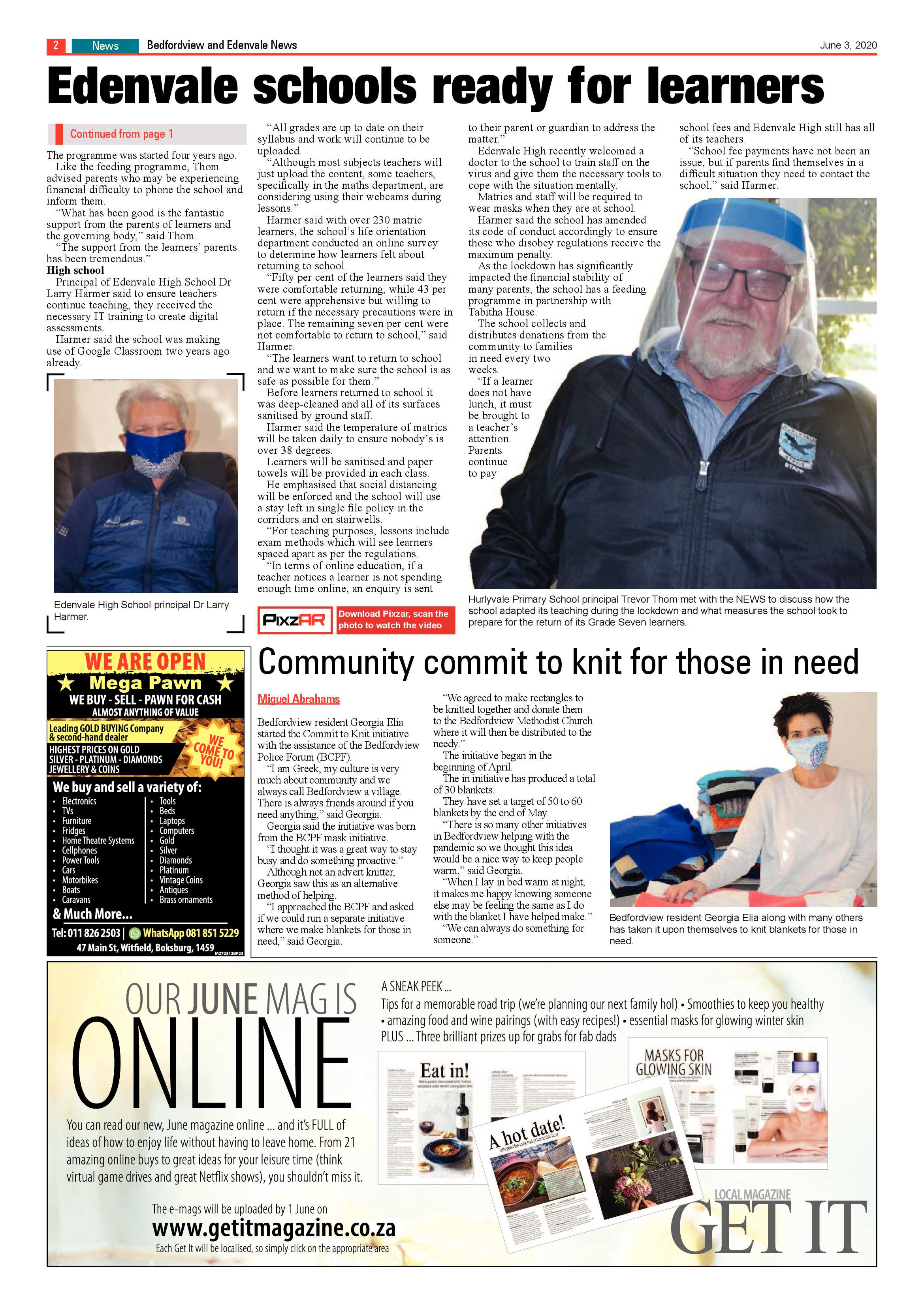 Bedfordview Edenvale News 03 June 2020 page 2