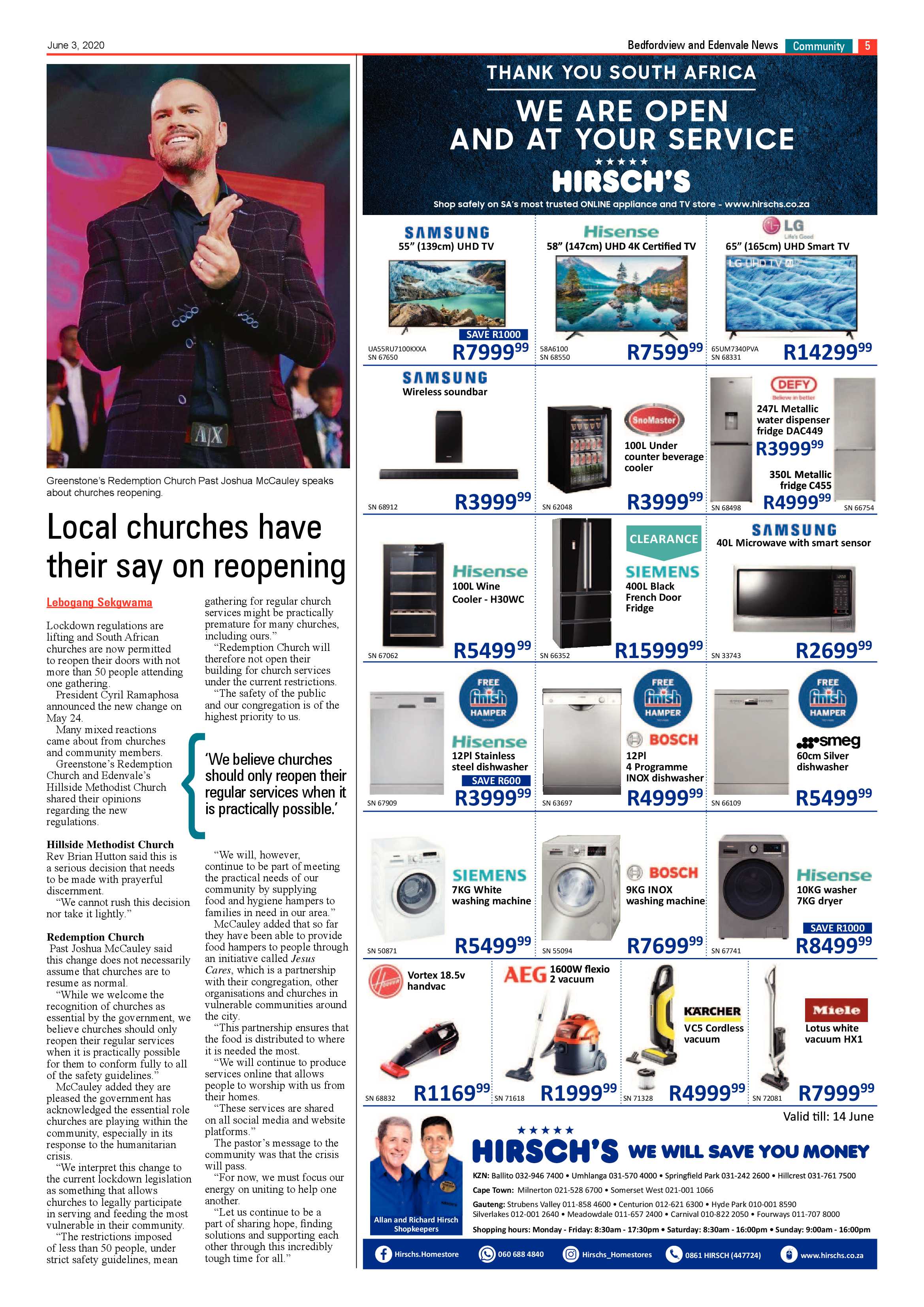 Bedfordview Edenvale News 03 June 2020 page 5