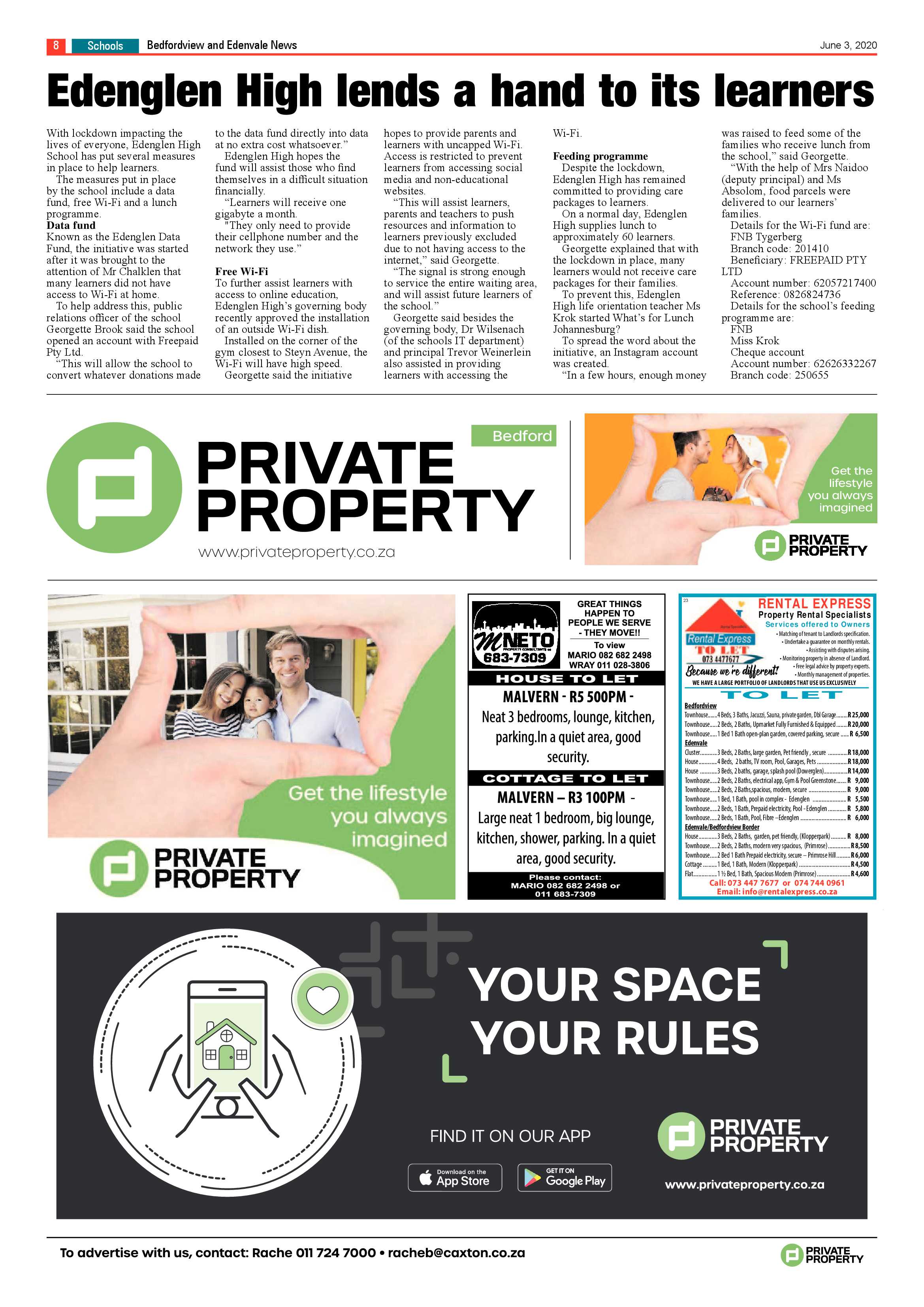Bedfordview Edenvale News 03 June 2020 page 8