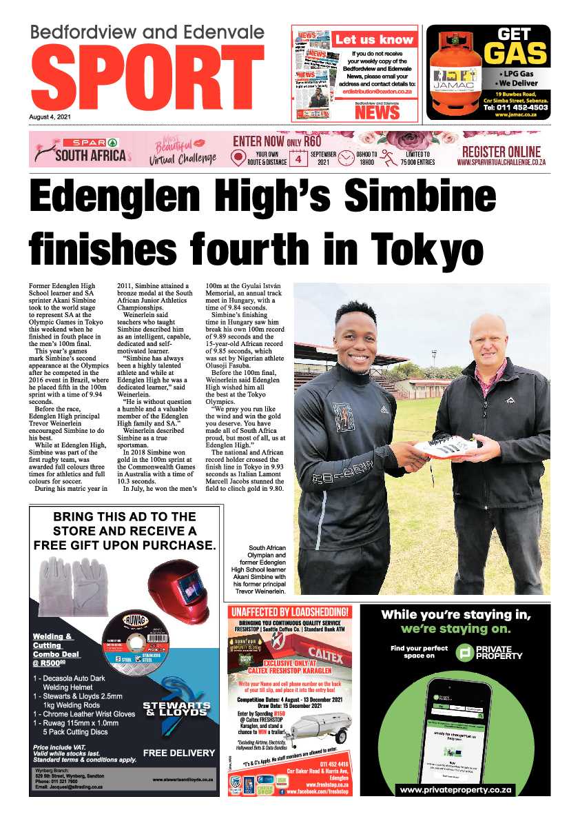 Bedfordview Edenvale News 04 August 2021 page 16