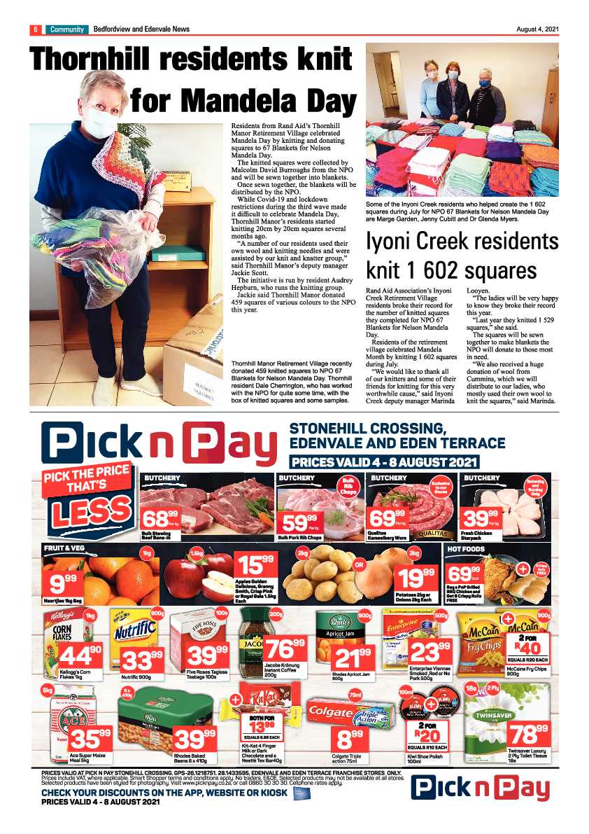 Bedfordview Edenvale News 04 August 2021 page 6