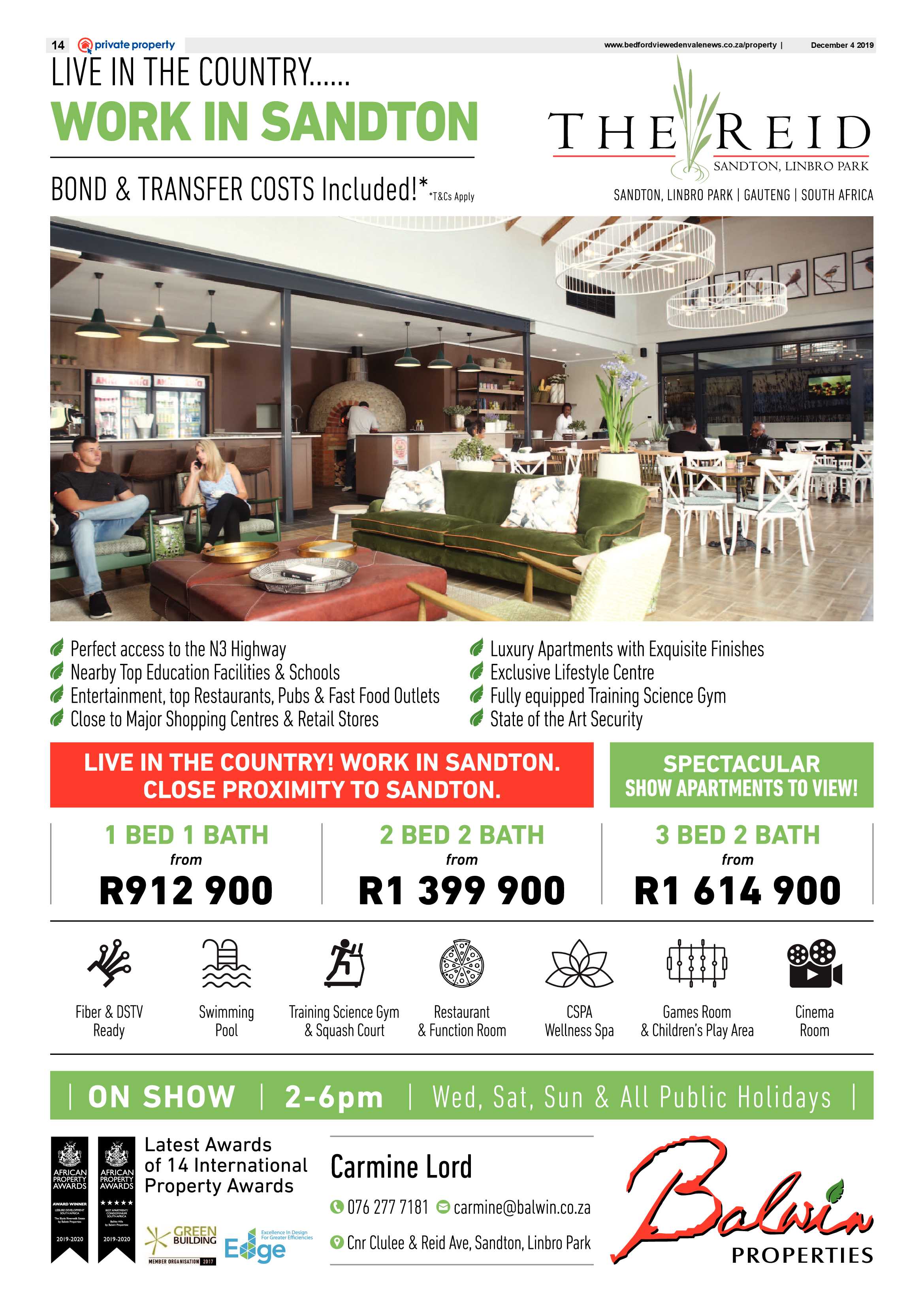 Bedfordview Edenvale News 04 December 2019 page 14
