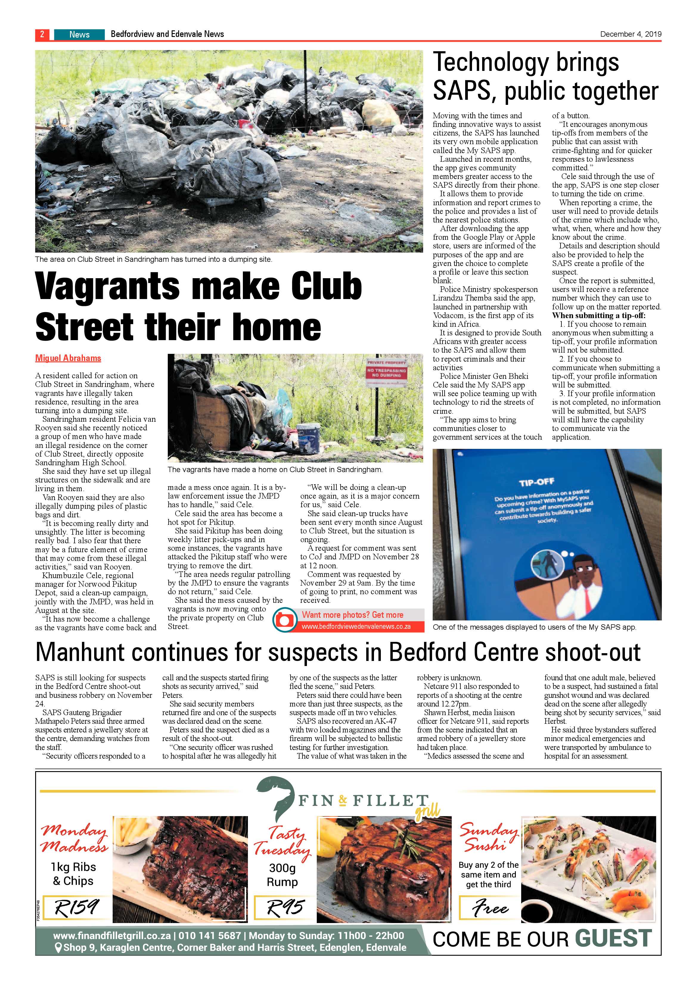 Bedfordview Edenvale News 04 December 2019 page 2