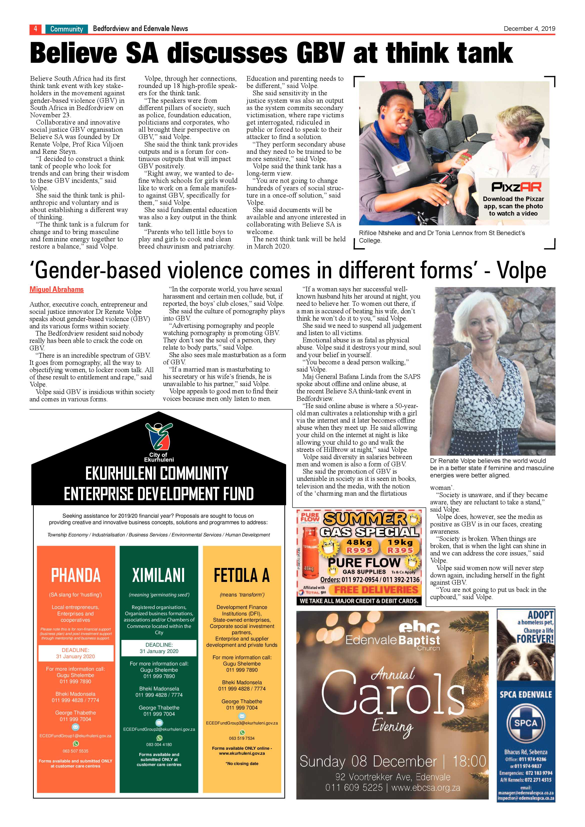 Bedfordview Edenvale News 04 December 2019 page 4