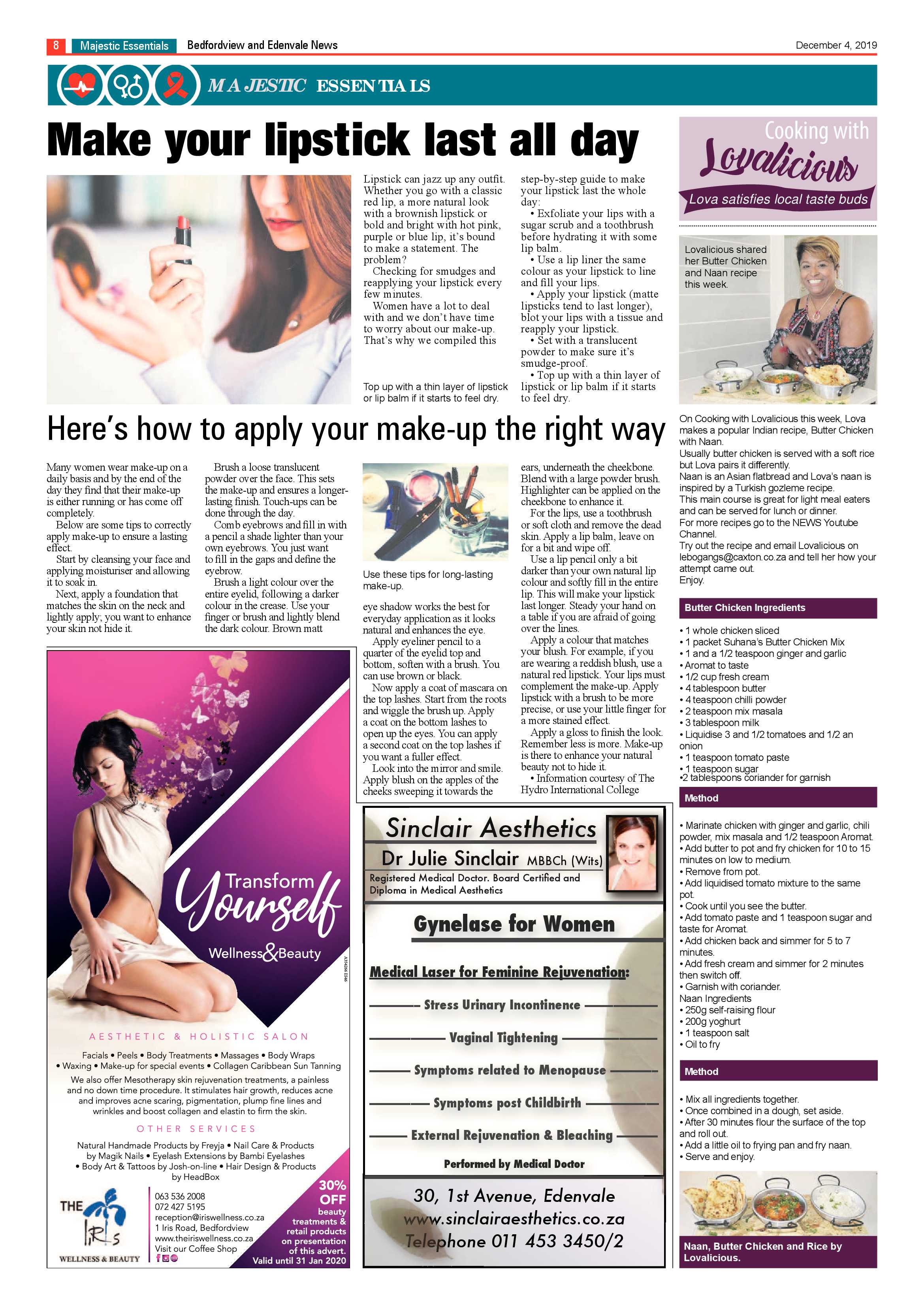 Bedfordview Edenvale News 04 December 2019 page 8