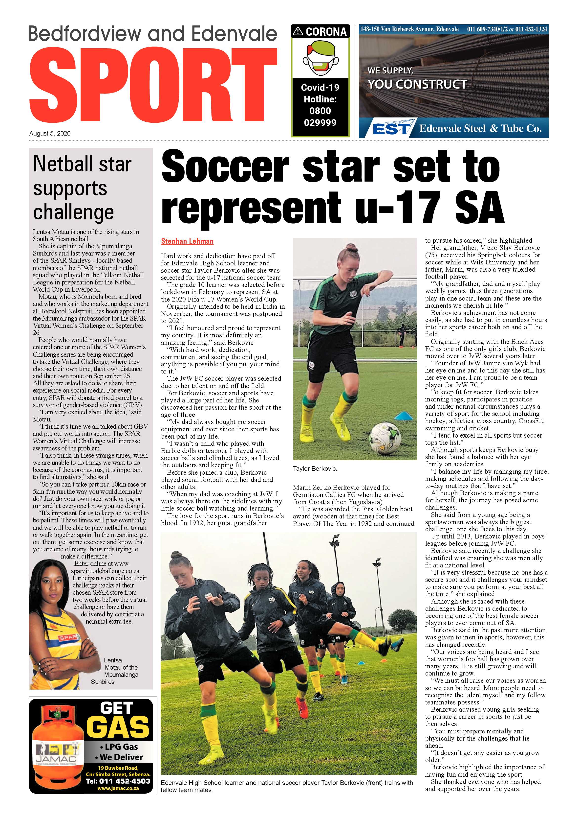 Bedfordview Edenvale News 05 August 2020 page 12