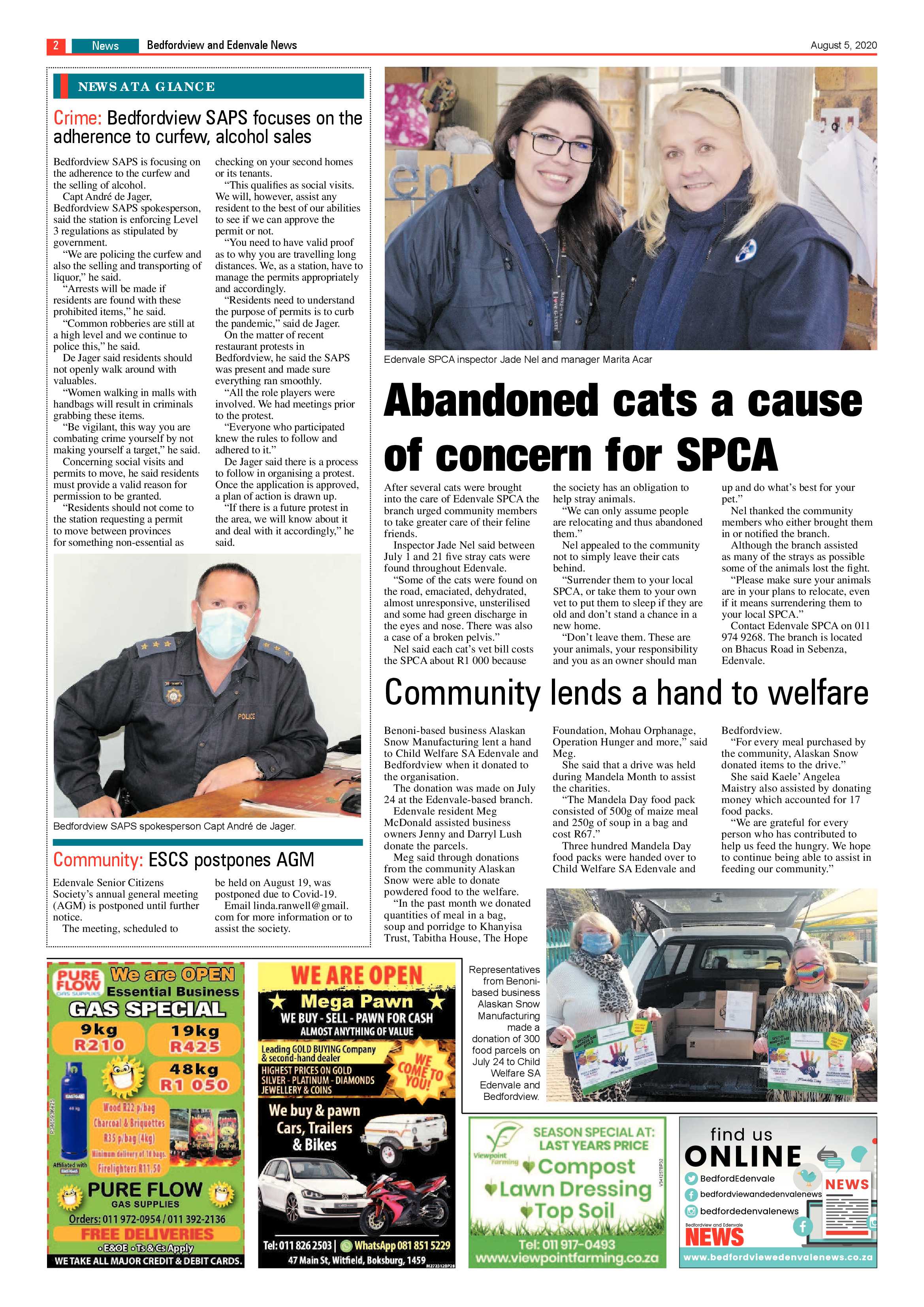 Bedfordview Edenvale News 05 August 2020 page 2