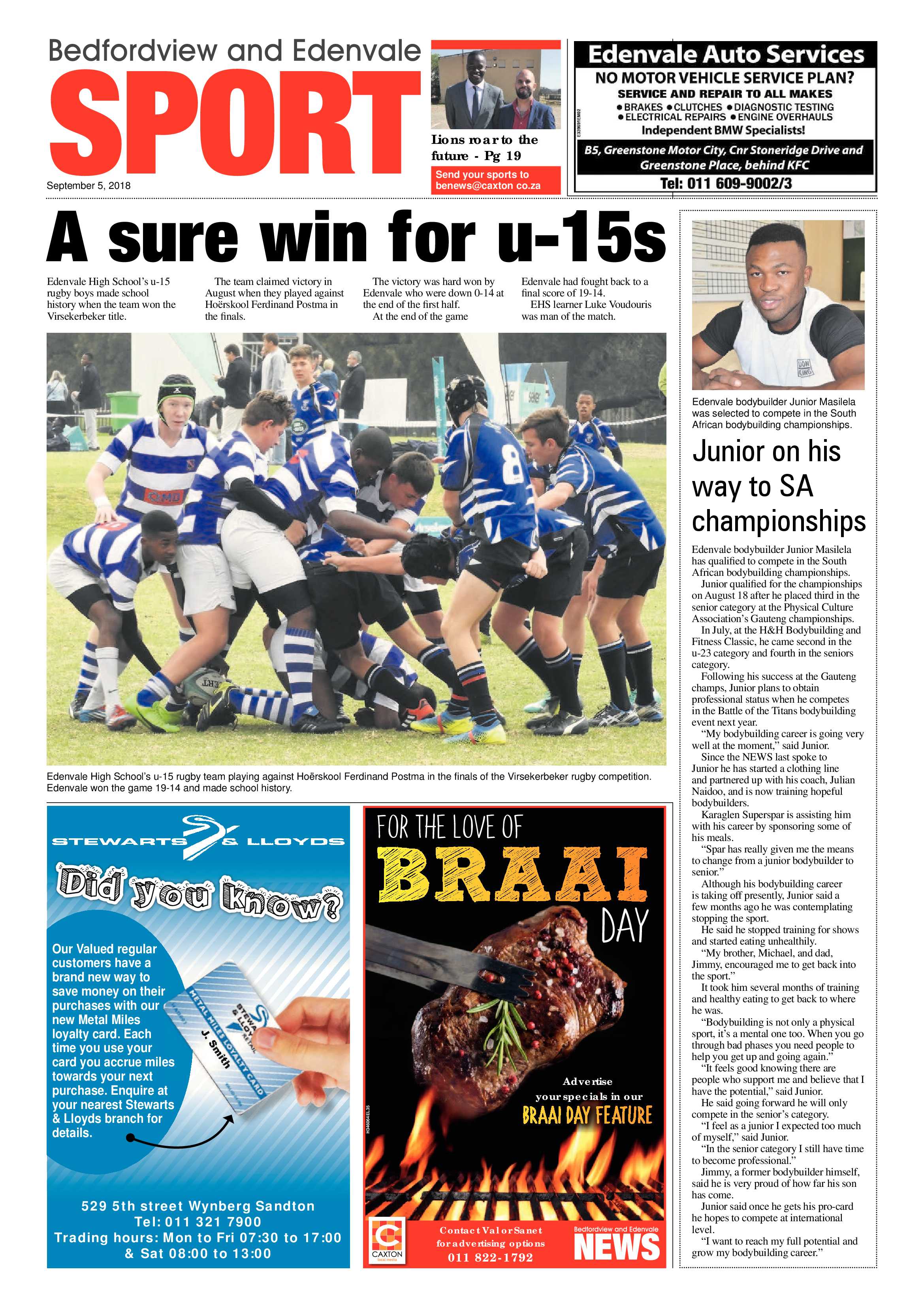 Bedfordview Edenvale News 05 September 2018 page 20