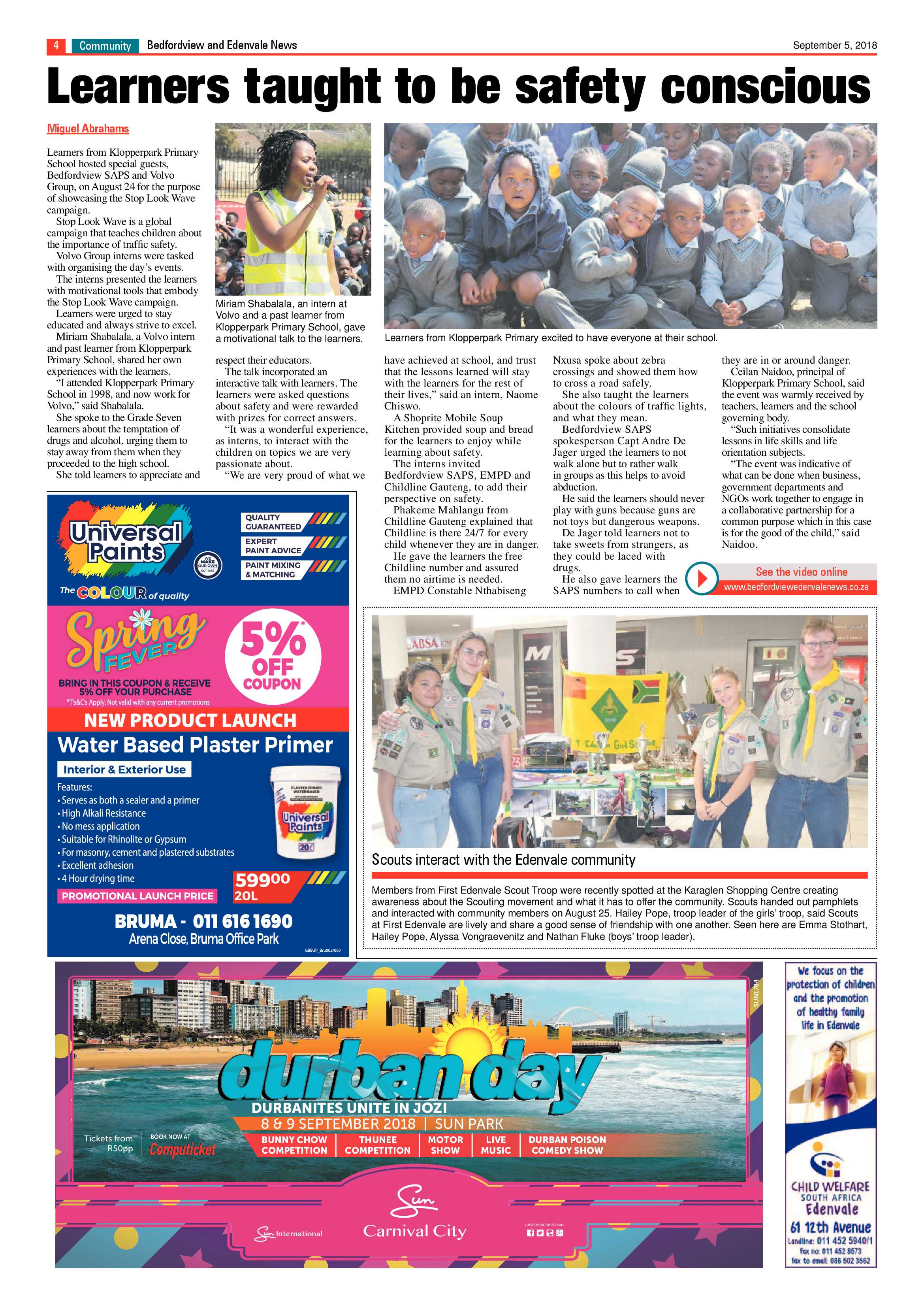 Bedfordview Edenvale News 05 September 2018 page 4