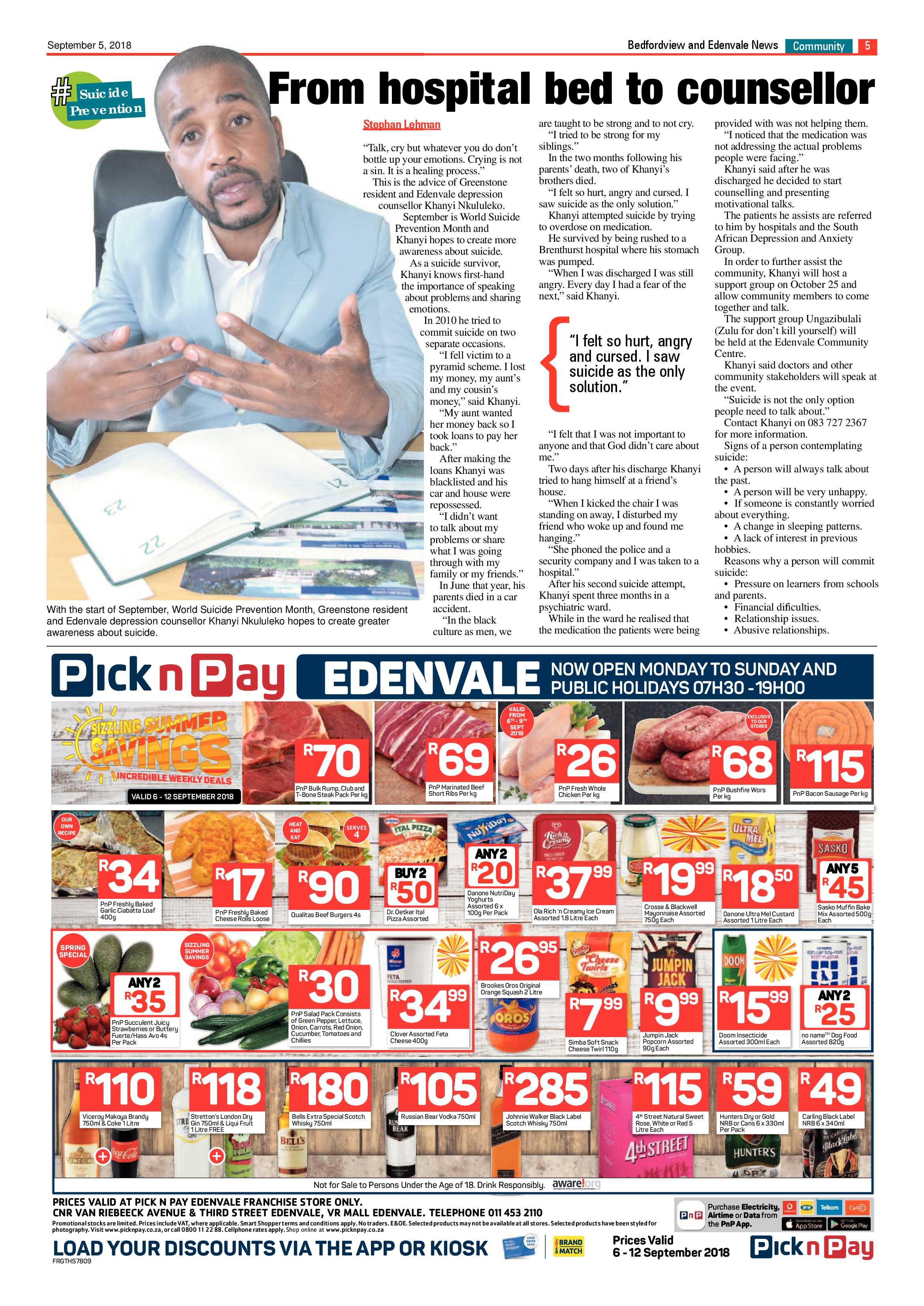 Bedfordview Edenvale News 05 September 2018 page 5